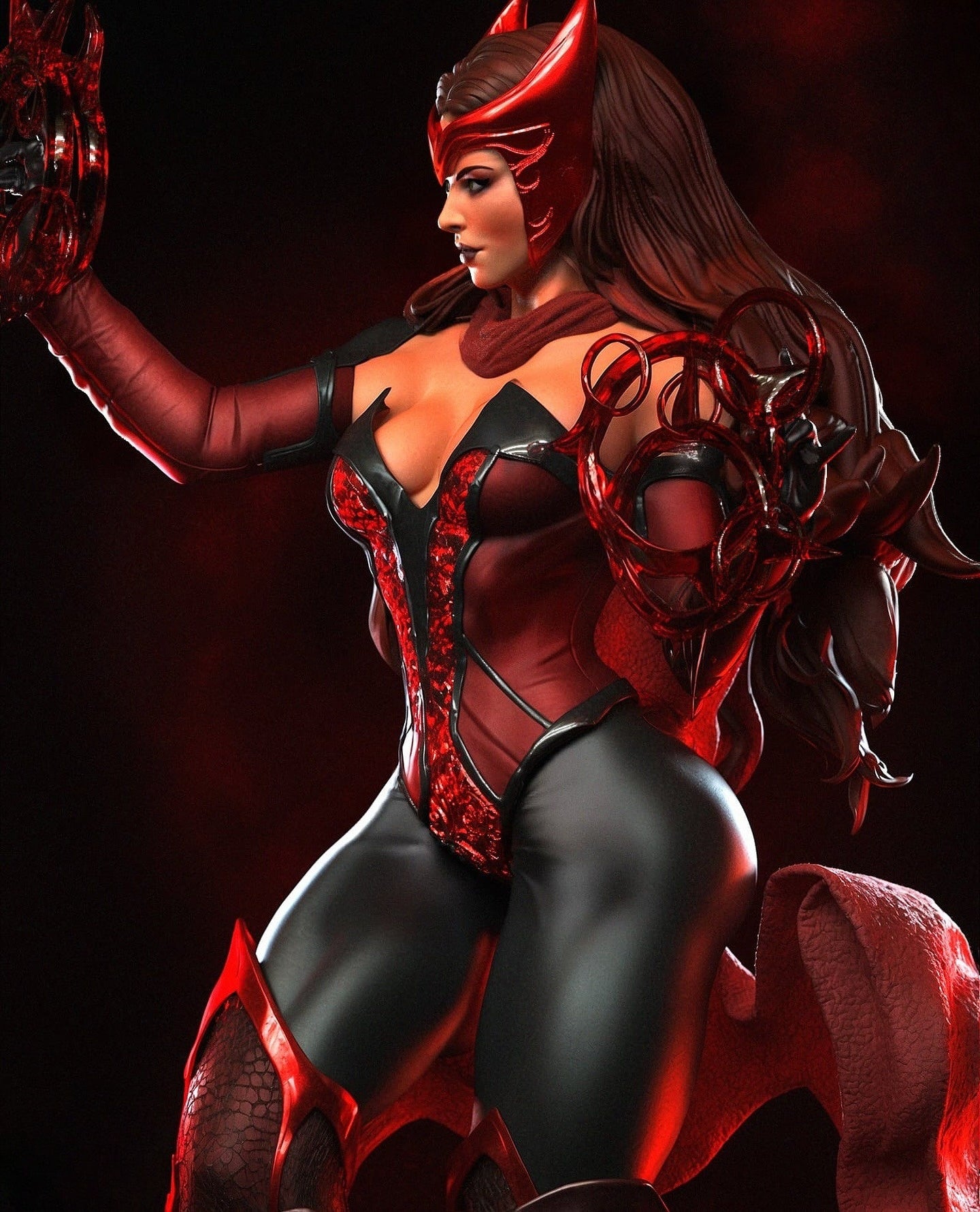 1001 Scarlet Witch_Marvel Comics - STL 3D Print Files