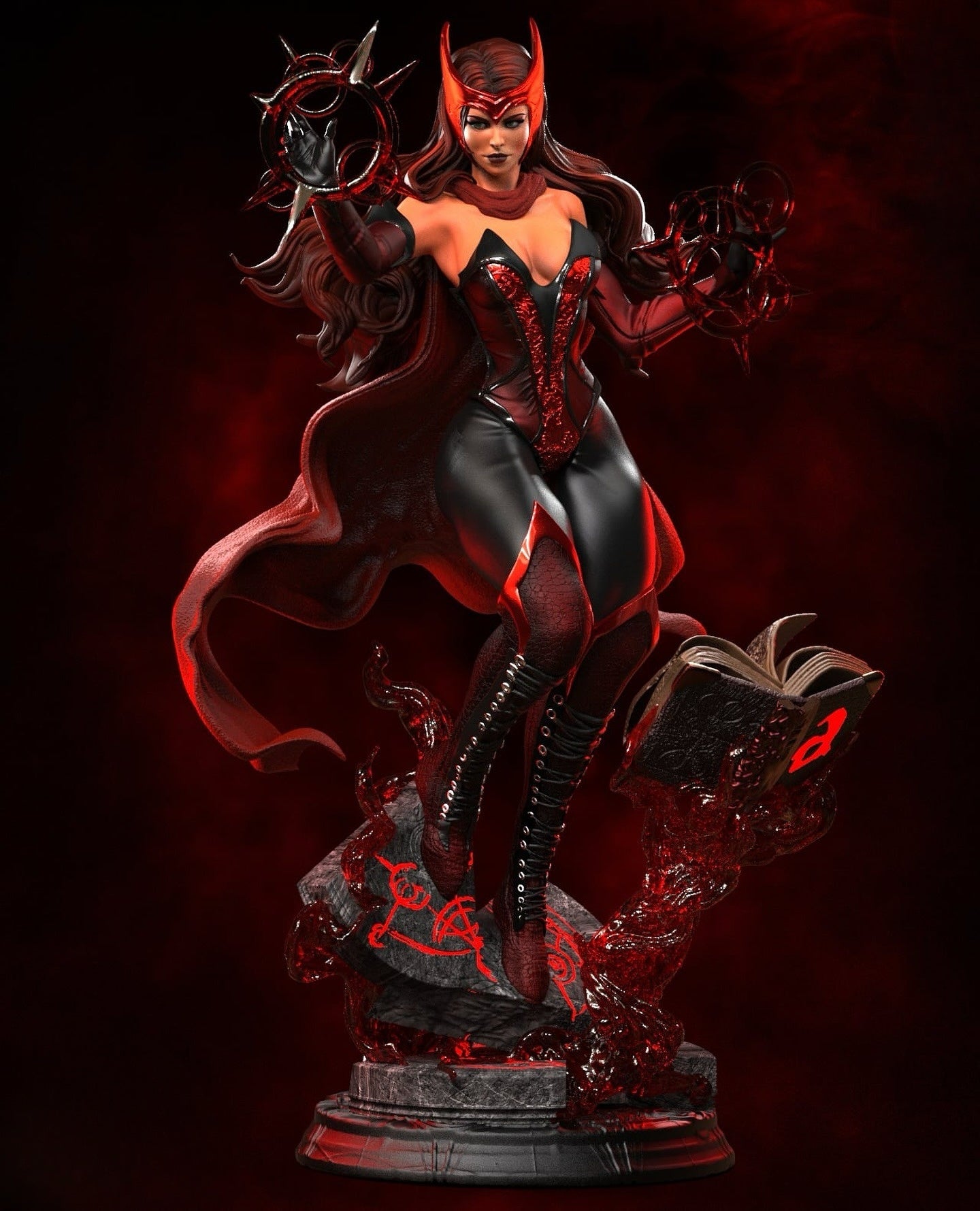 1001 Scarlet Witch_Marvel Comics - STL 3D Print Files
