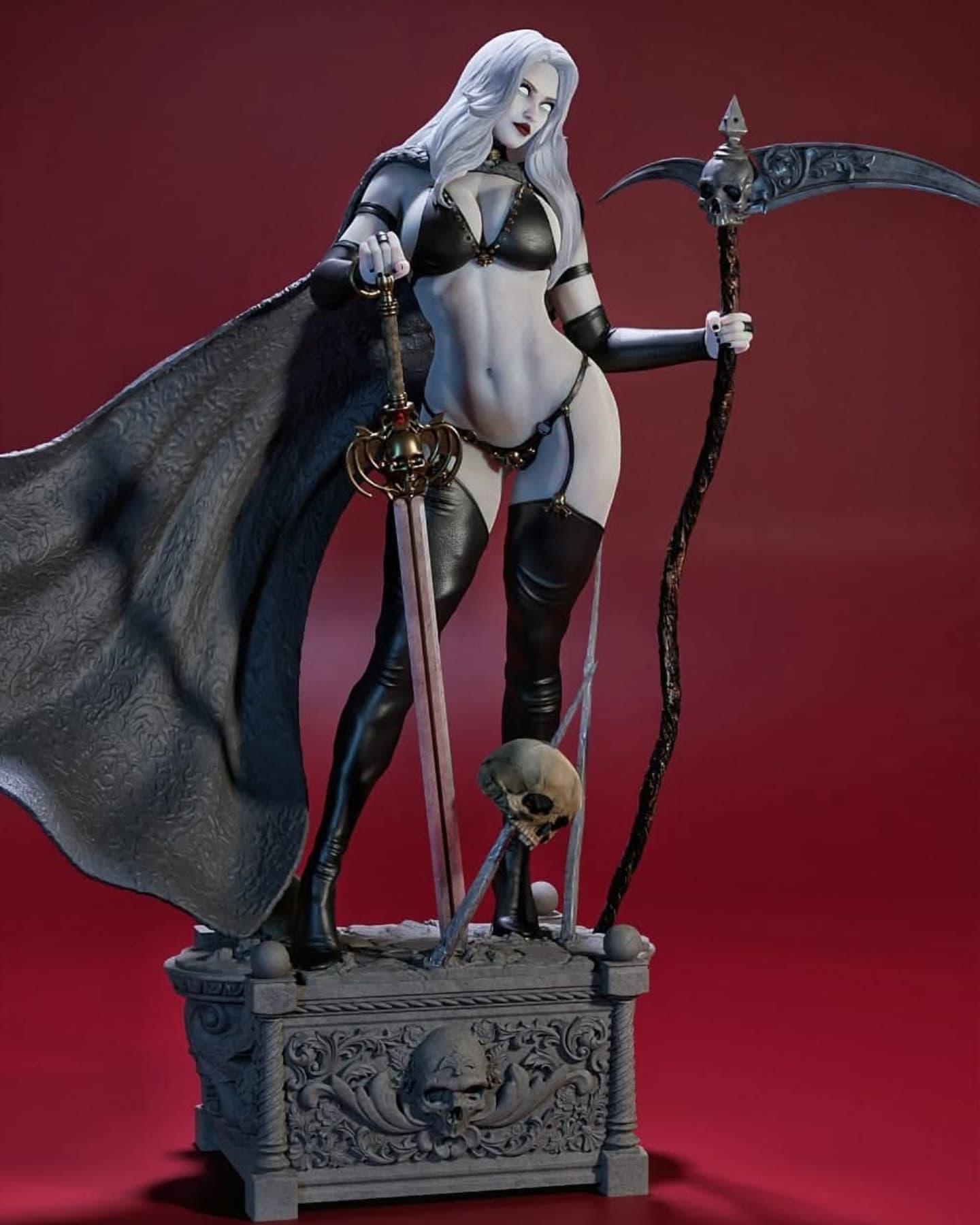 0841 Lady Death - STL 3D Print Files