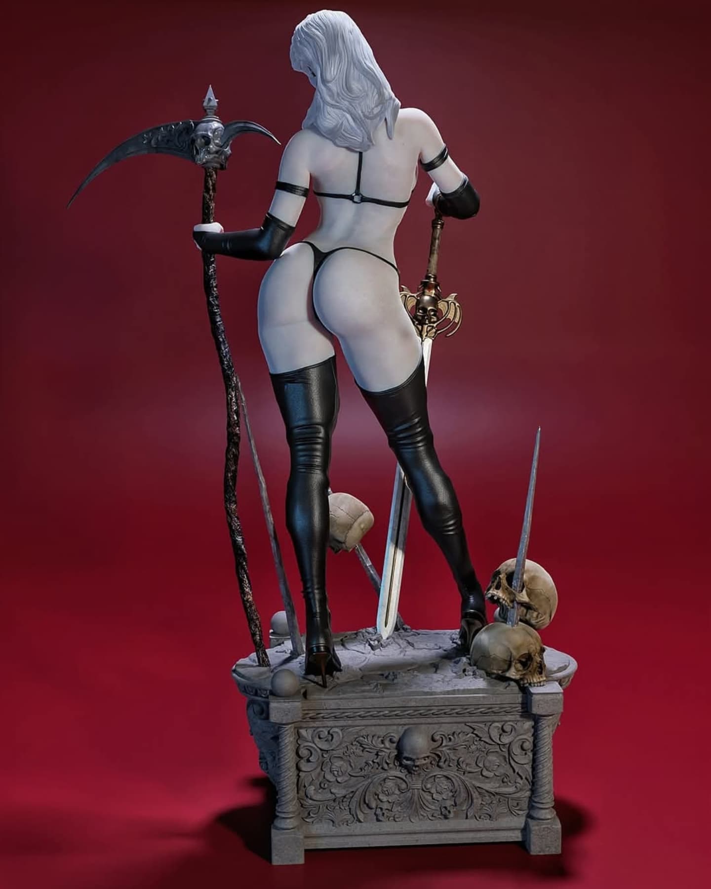 0841 Lady Death - STL 3D Print Files