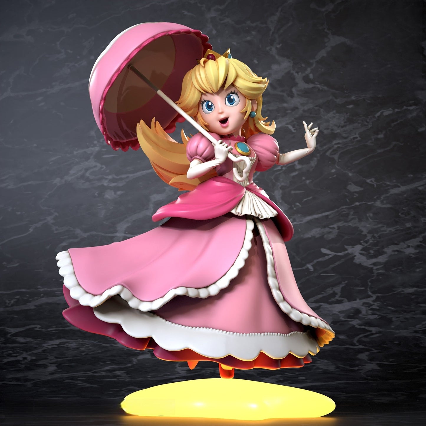 0666 Princes Peach - Super Mario Bros (1663) - STL 3D Print Files