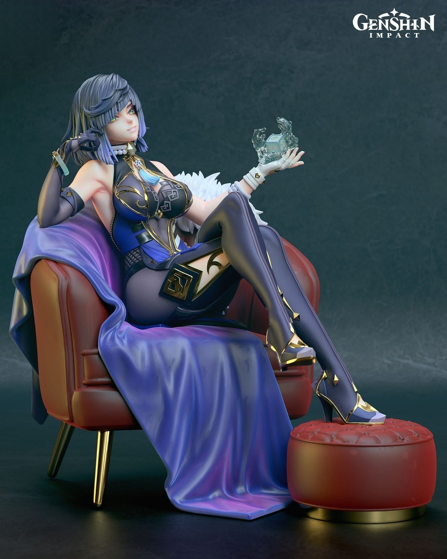0798 Yelan - Genshin Impact - STL 3D Print Files