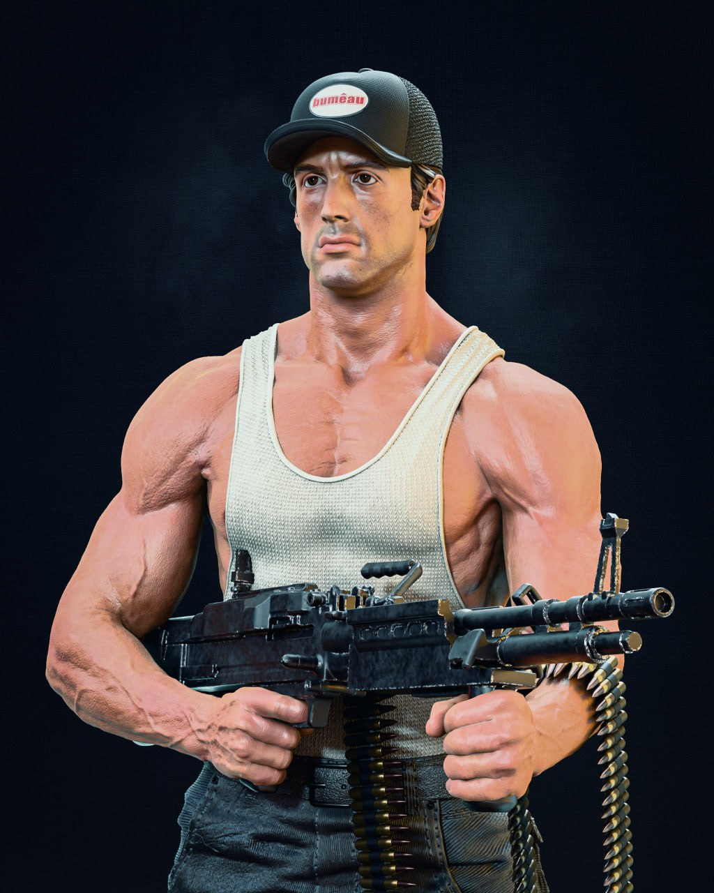 0173 Rambo - First Blood (2983) - STL 3D Print Files