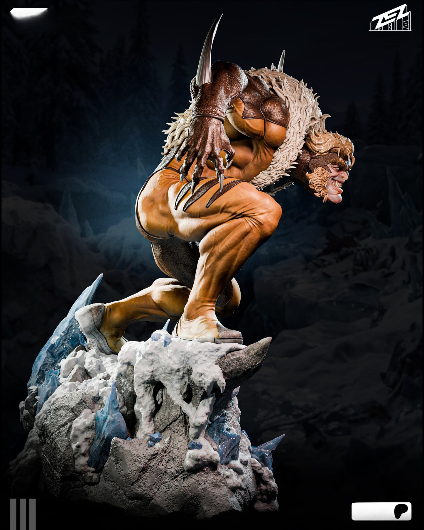 1407 Sabretooth_ Marvel Comics - STL 3D Print Files