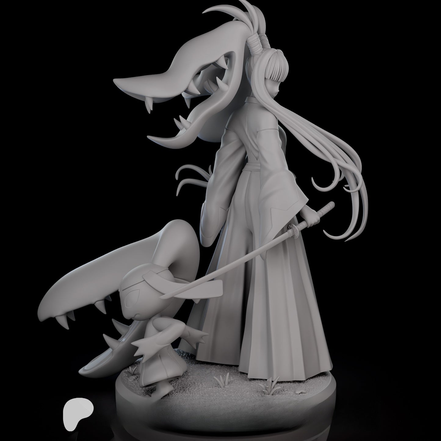 1668 Mega Mawile_Pokemon - STL 3D Print Files