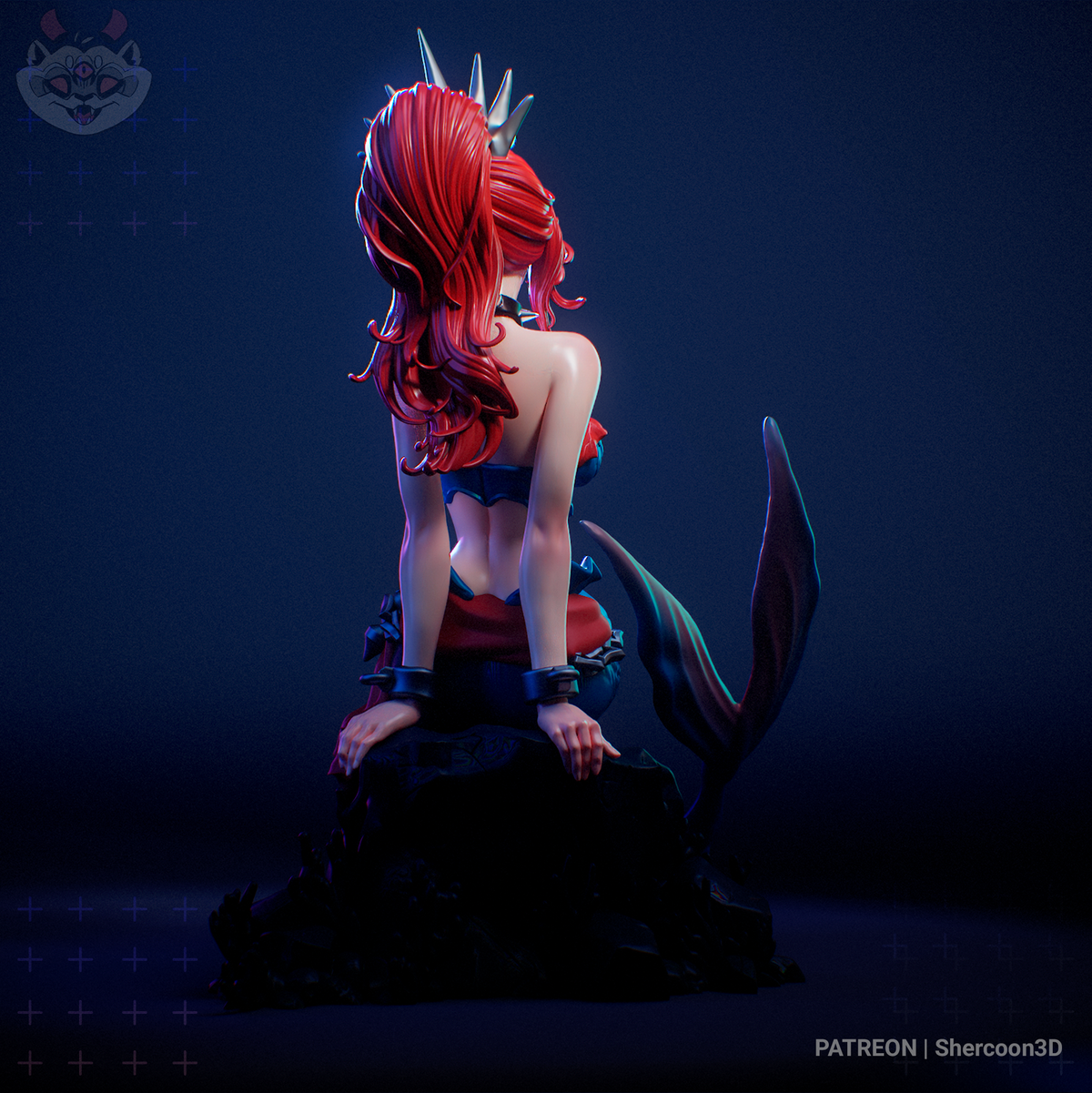 1915 Aerith Gainsborough_Mermaid NSFW - STL 3D Print Files