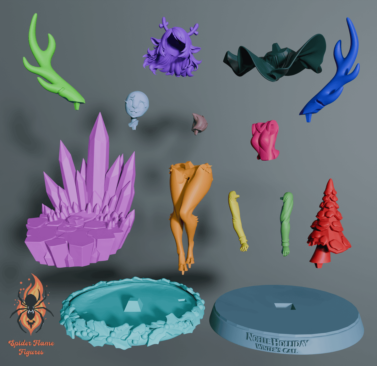 1980 Noelle Holiday_Deltarune - STL 3D Print Files