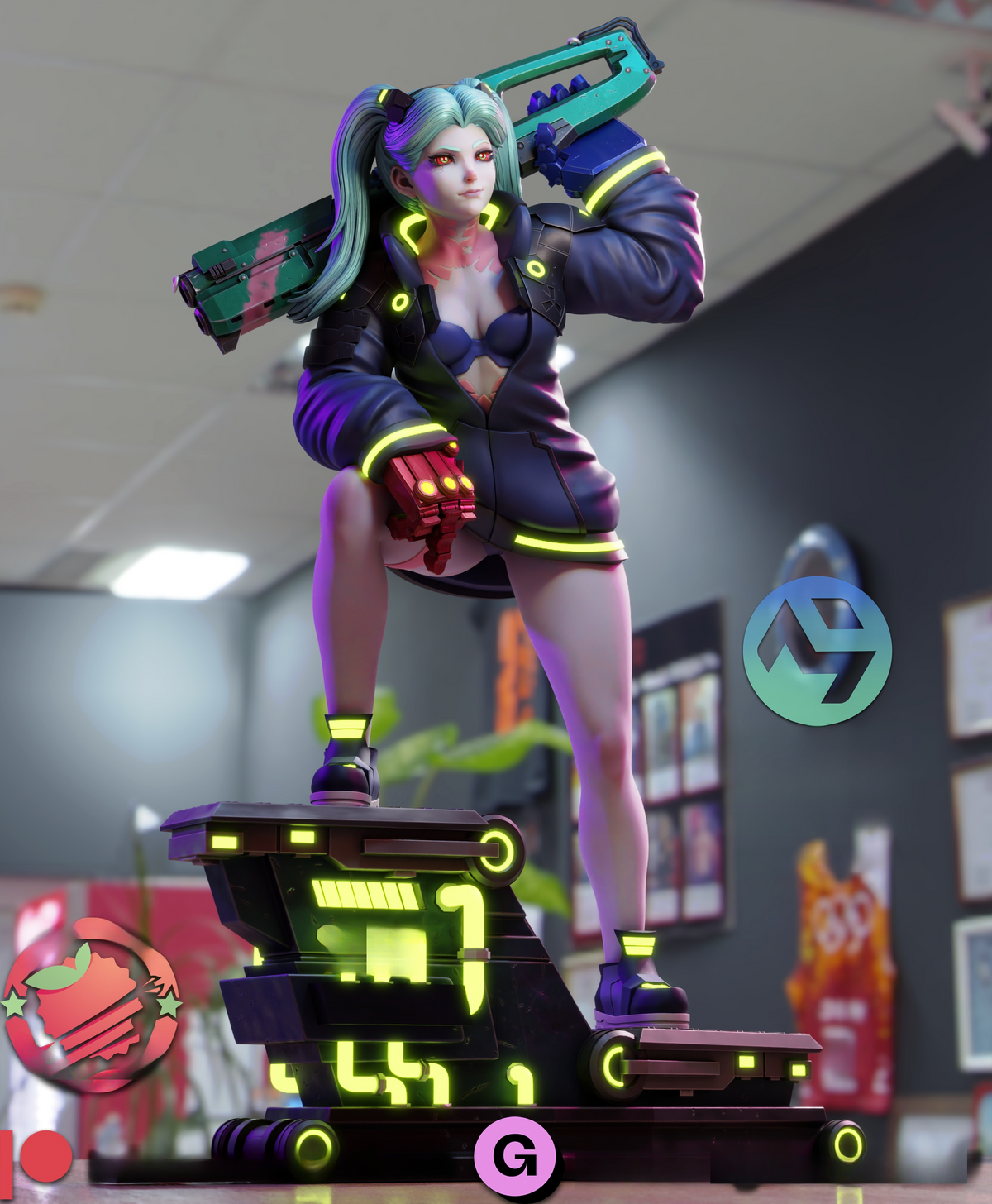 1791 Rebecca_Cyberpunk Edgerunners NSFW - STL 3D Print Files