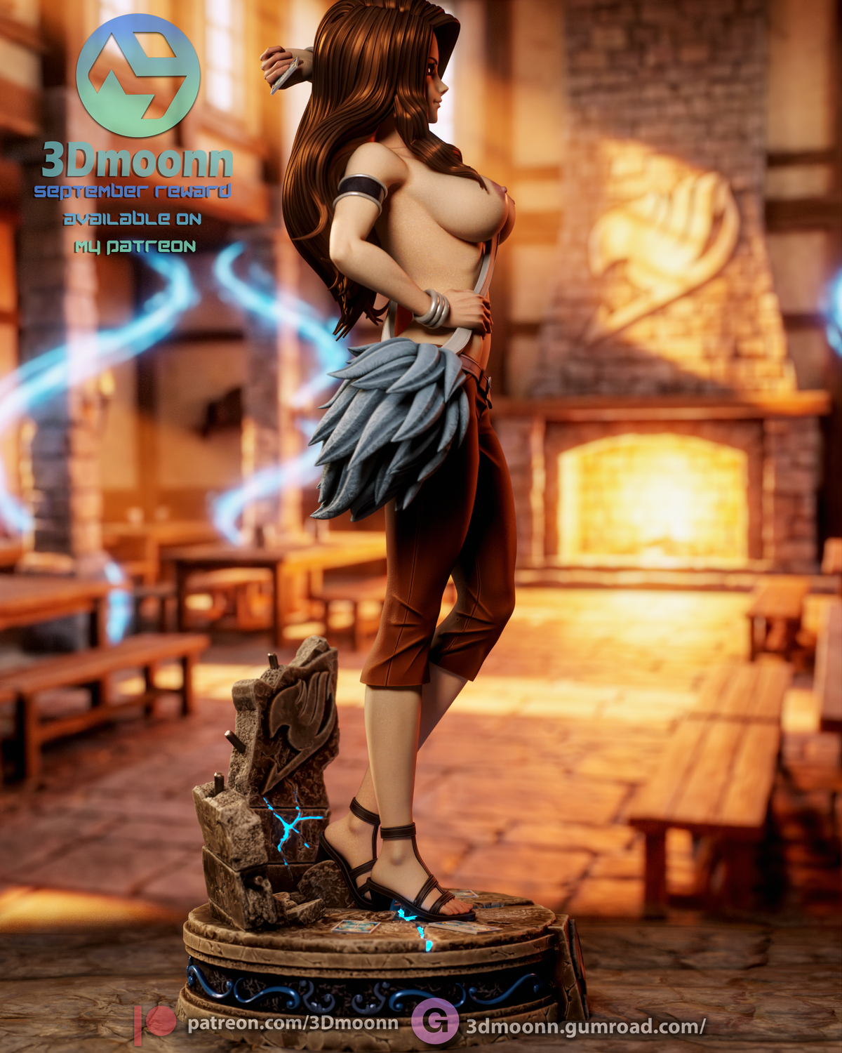 2122 Cana Alberona_Fairy Tail NSFW - STL 3D Print Files
