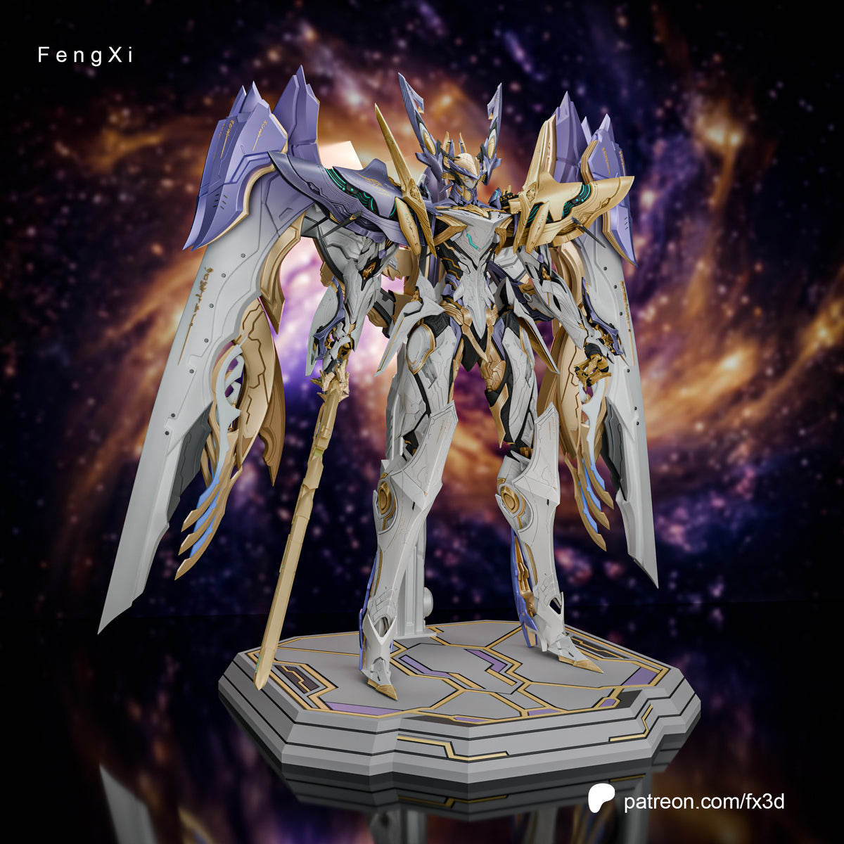2052 Exostrider and Aemeath_Wuthering Waves - STL 3D Print Files