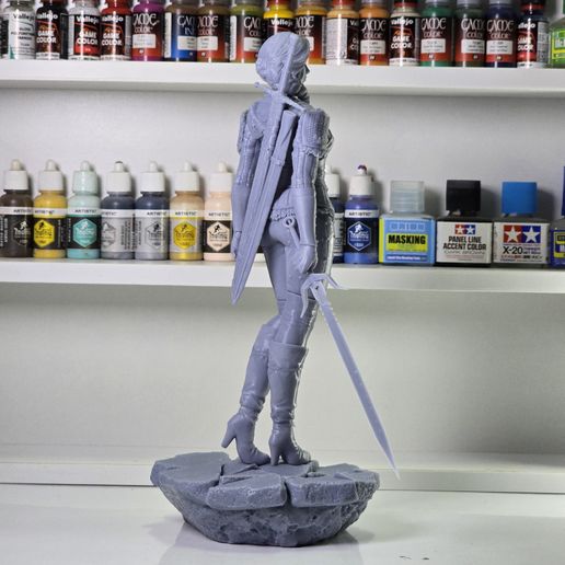 2075 Ciri_The Witcher - STL 3D Print Files