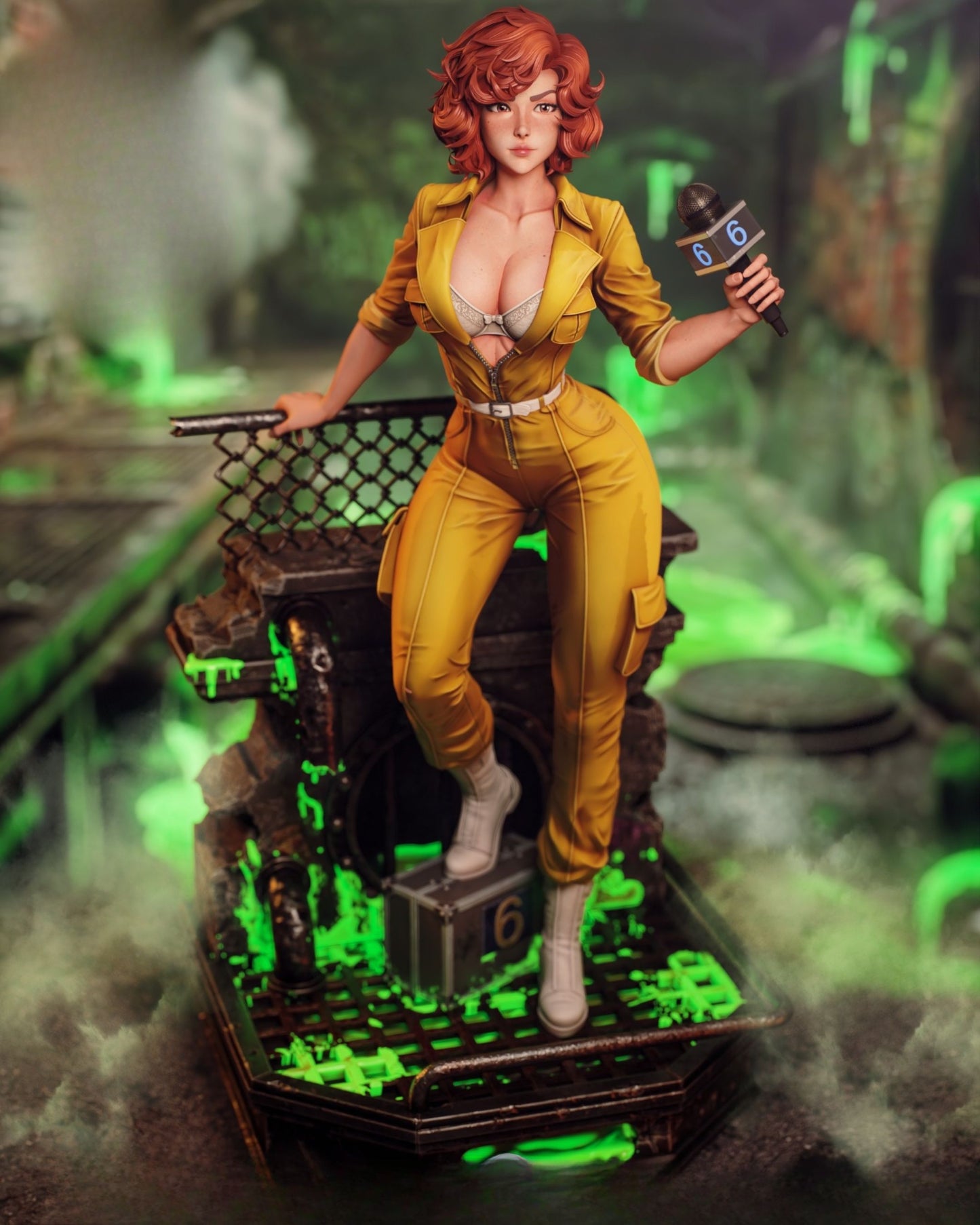 0347 April O’Neil NSFW - STL 3D Print Files