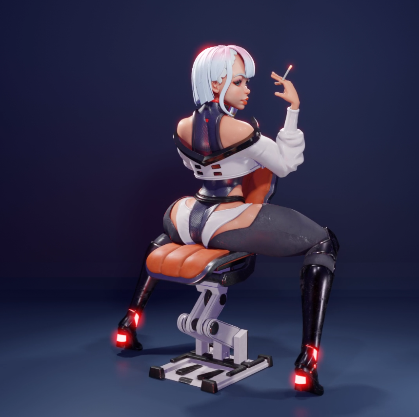 1793 Lucy_Cyberpunk Edgerunner - STL 3D Print Files