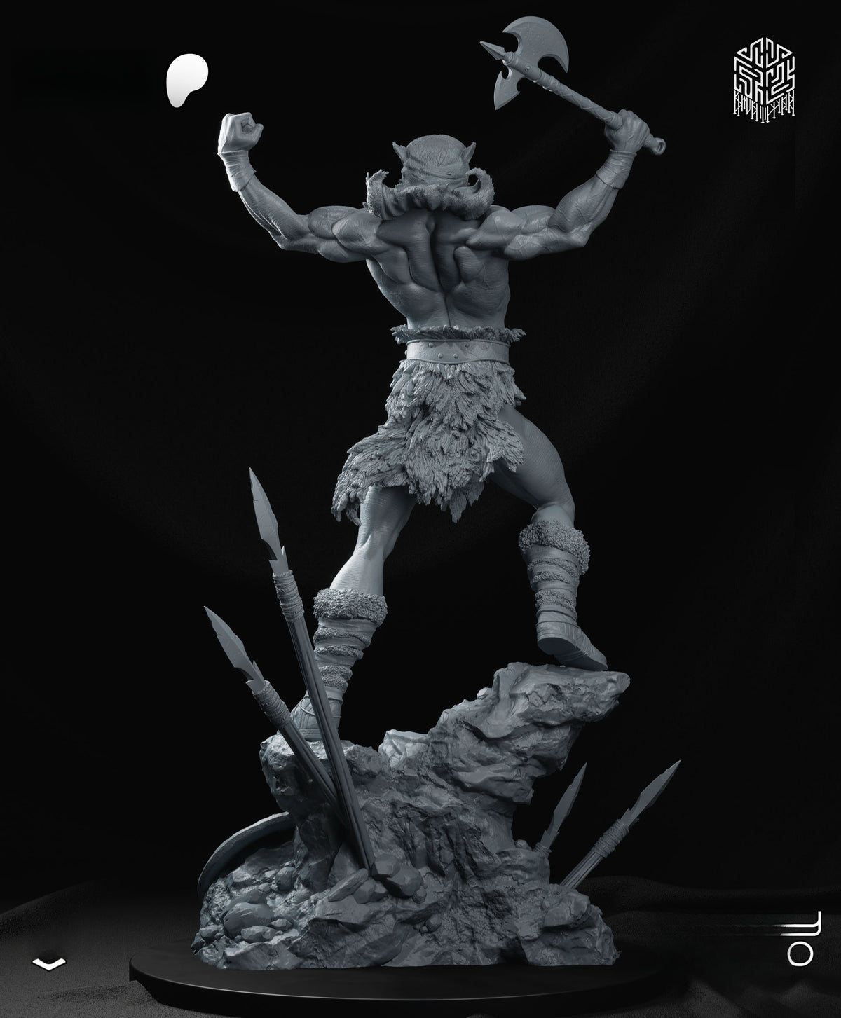 1800 The Dark Wolf - STL 3D Print Files