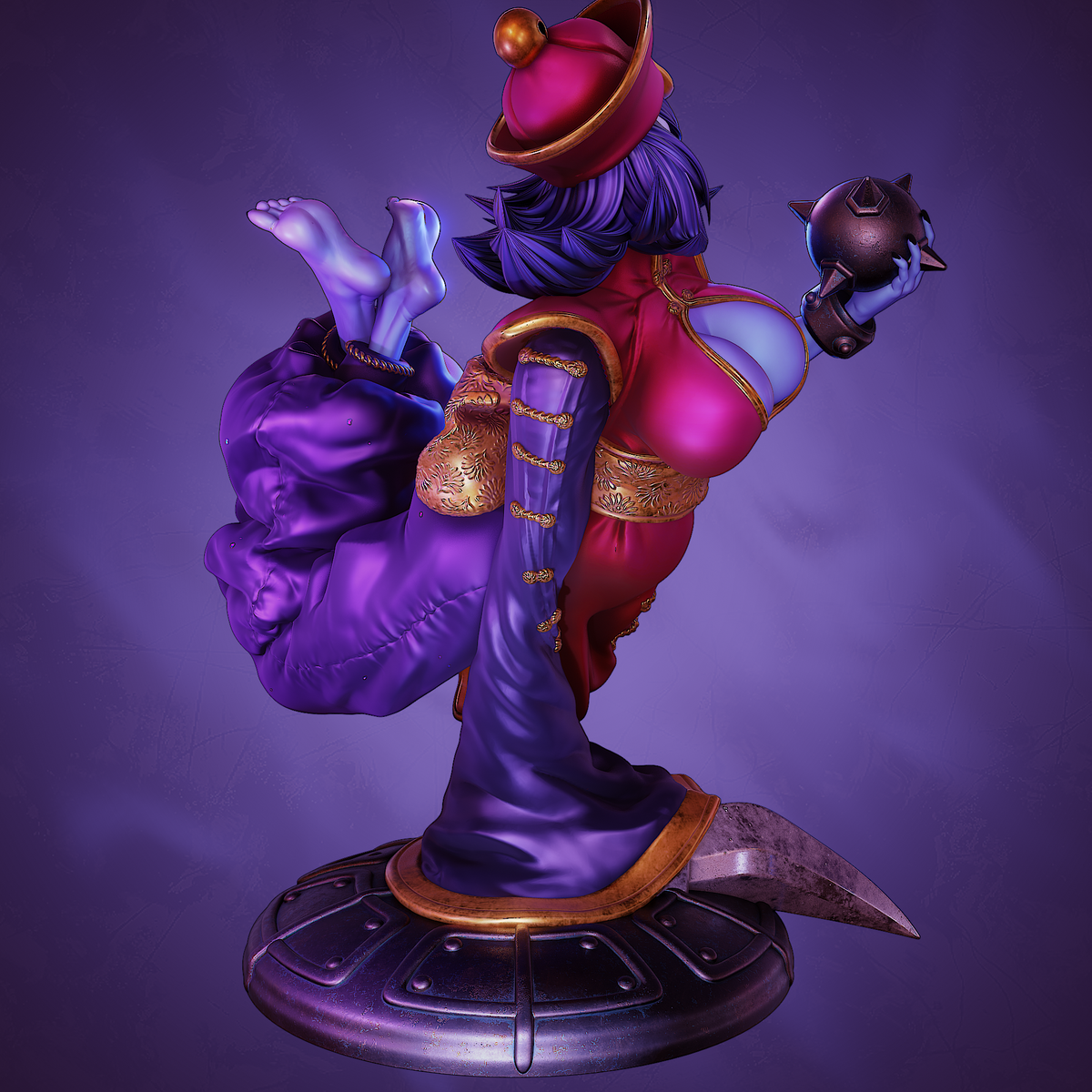 2067 Hsien-Ko_Darkstalkers NSFW - STL 3D Print Files