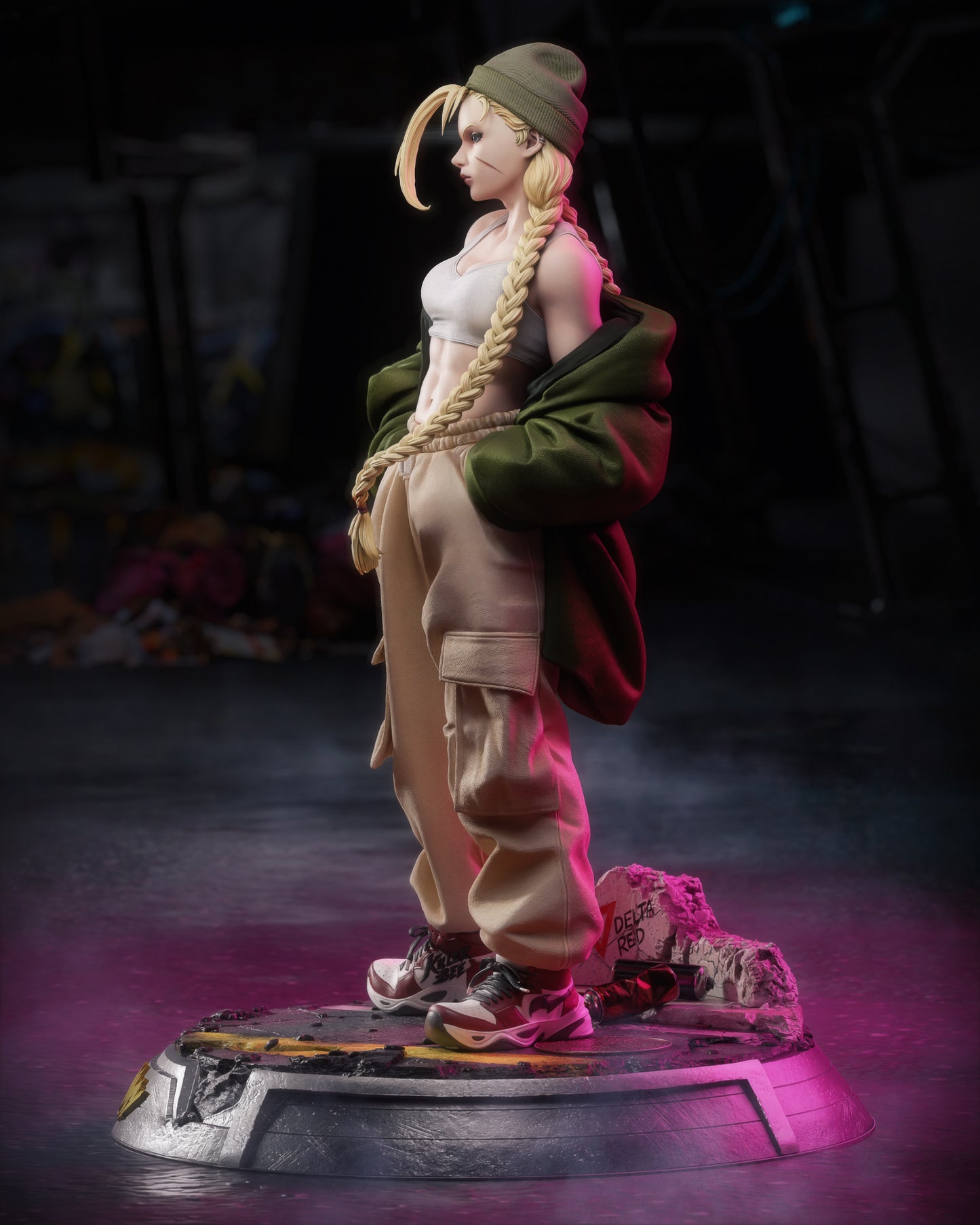 1426 StreetWear Cammy_Street Fighter - STL 3D Print Files
