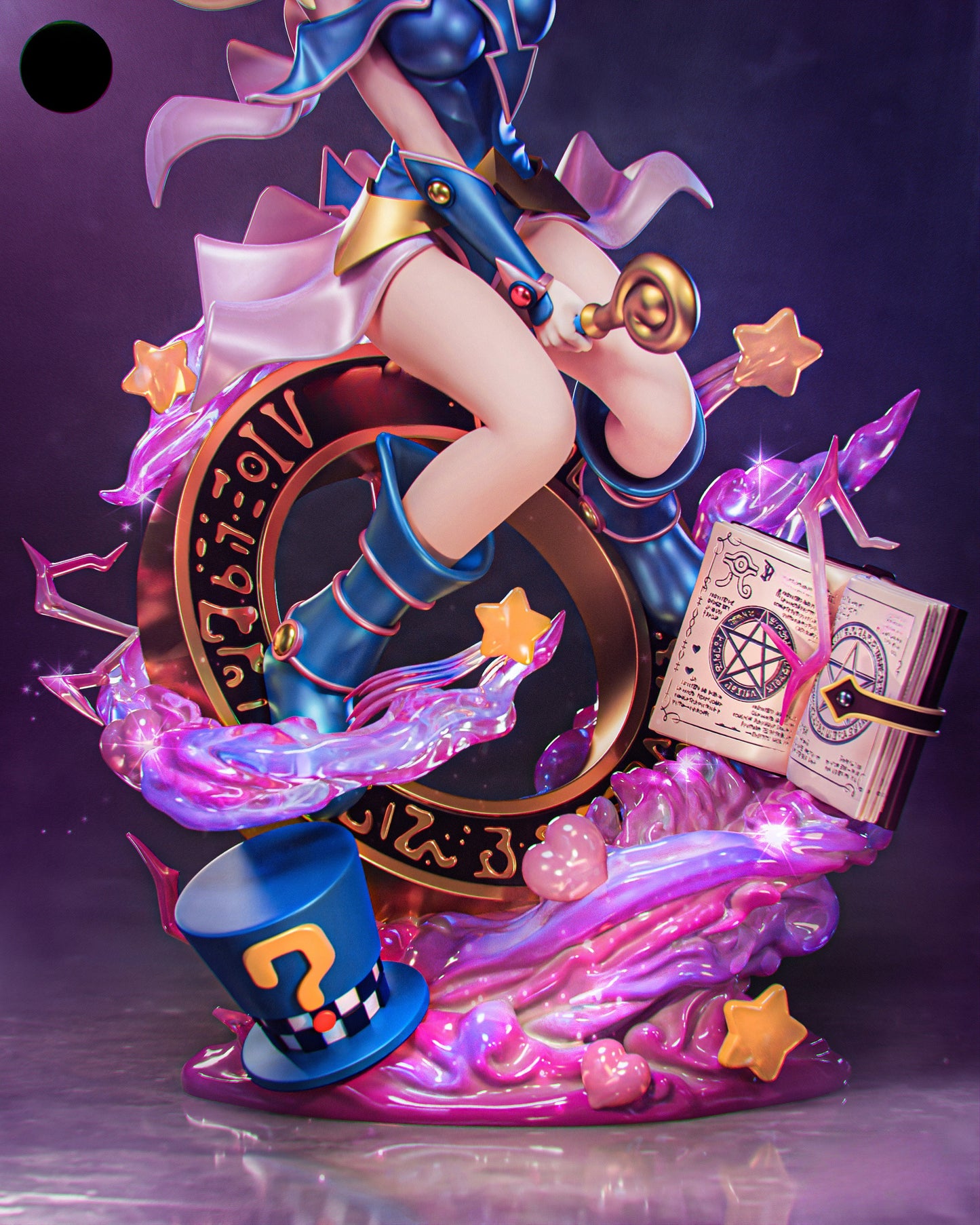 1141 Dark Magician Girl_YuGiOh - STL 3D Print Files