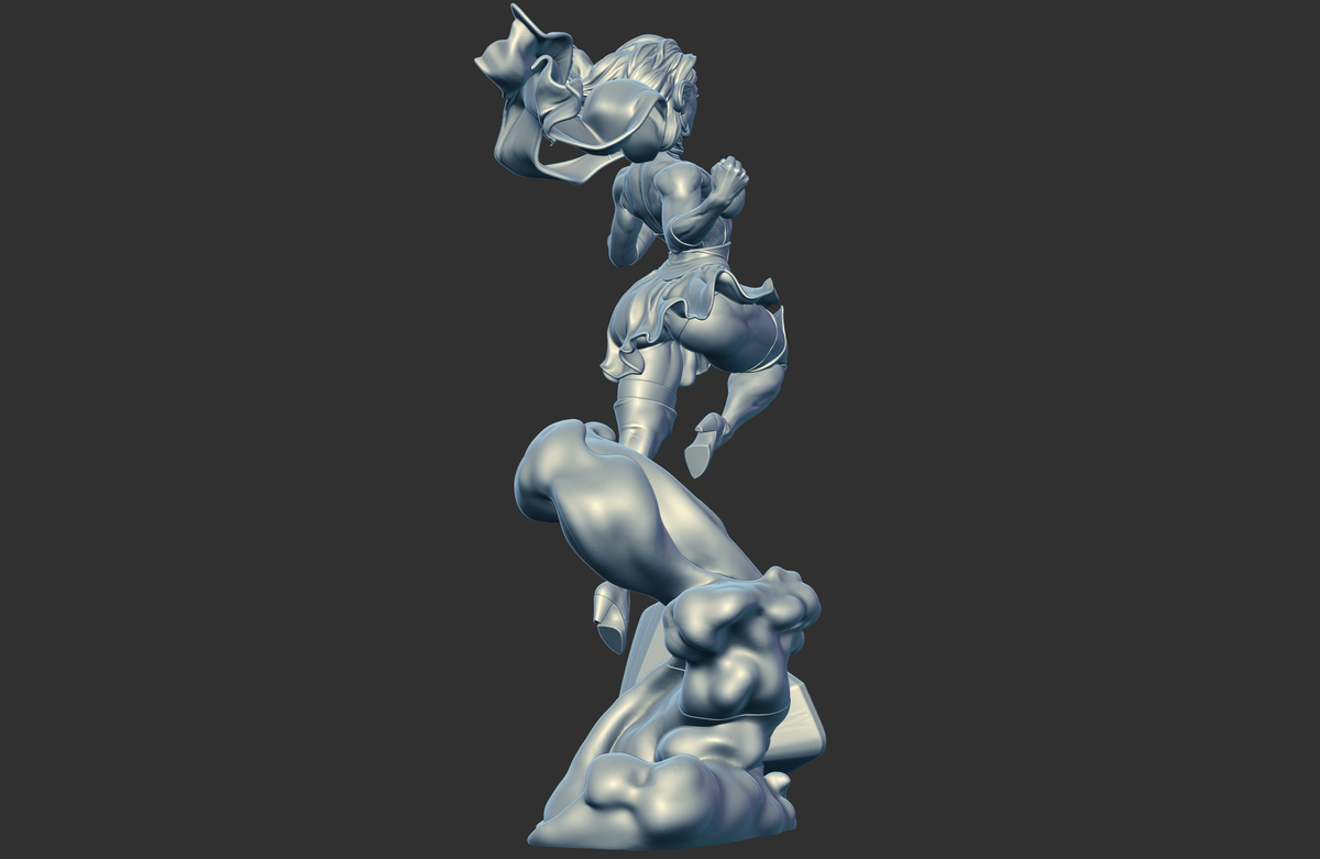 1780 Supergirl Bombshells NSFW - STL 3D Print Files