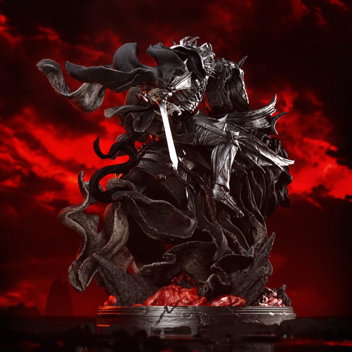 2215 Skull Knight_Berserk - STL 3D Print Files