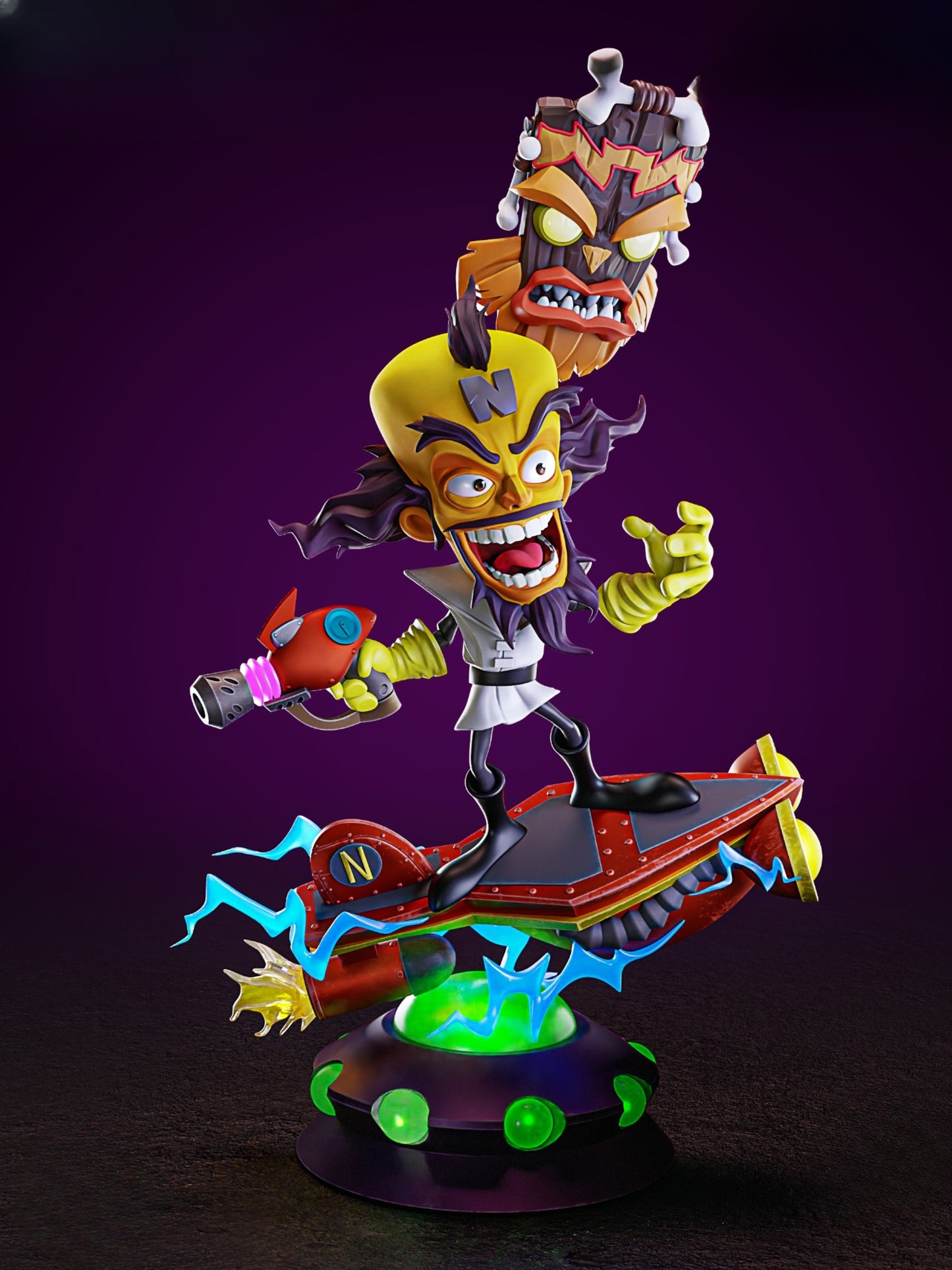 0807 Dr. Neo Cortex - STL 3D Print Files