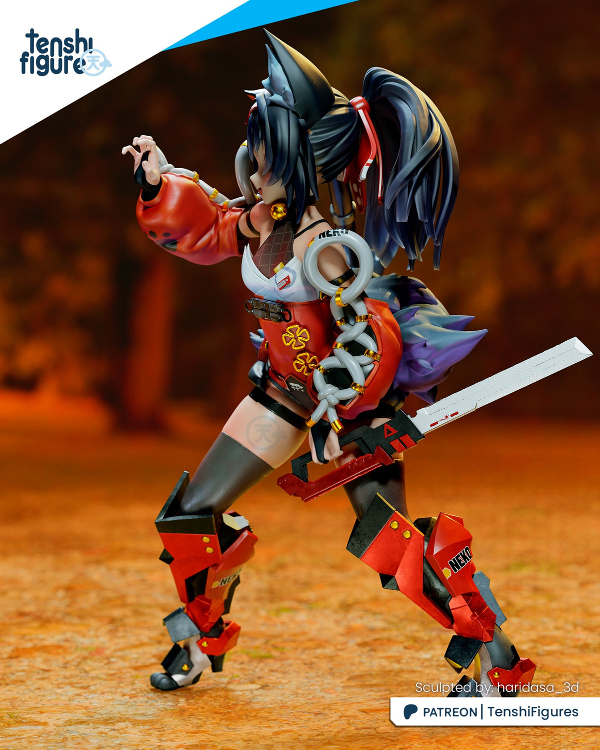 2109 Nekomiya Mana_Zenless Zone Zero - STL 3D Print Files