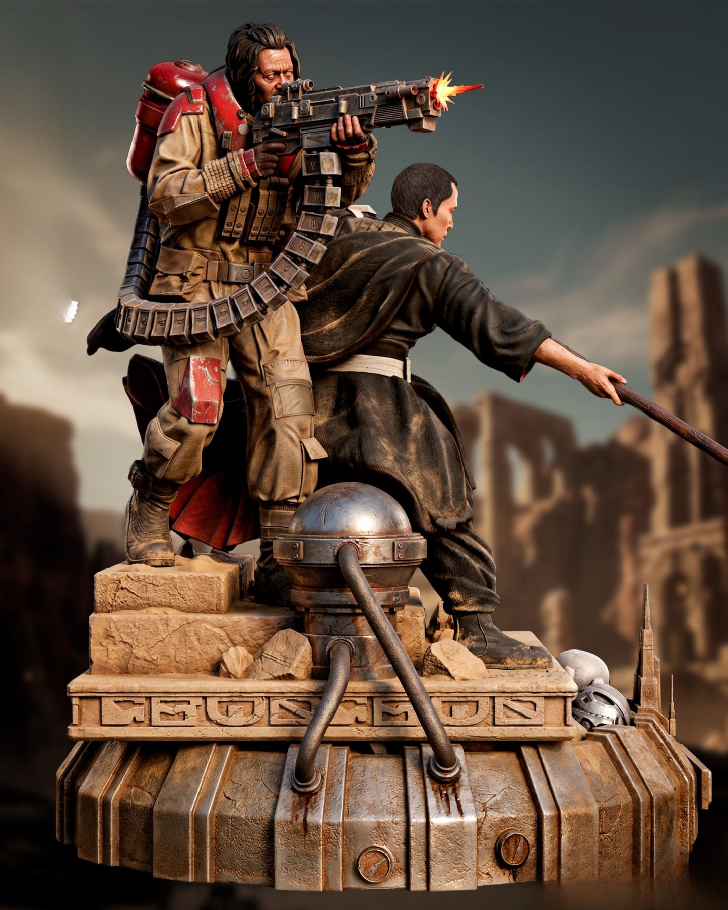 0395 Guardians of the Whills Diorama - STL 3D Print Files