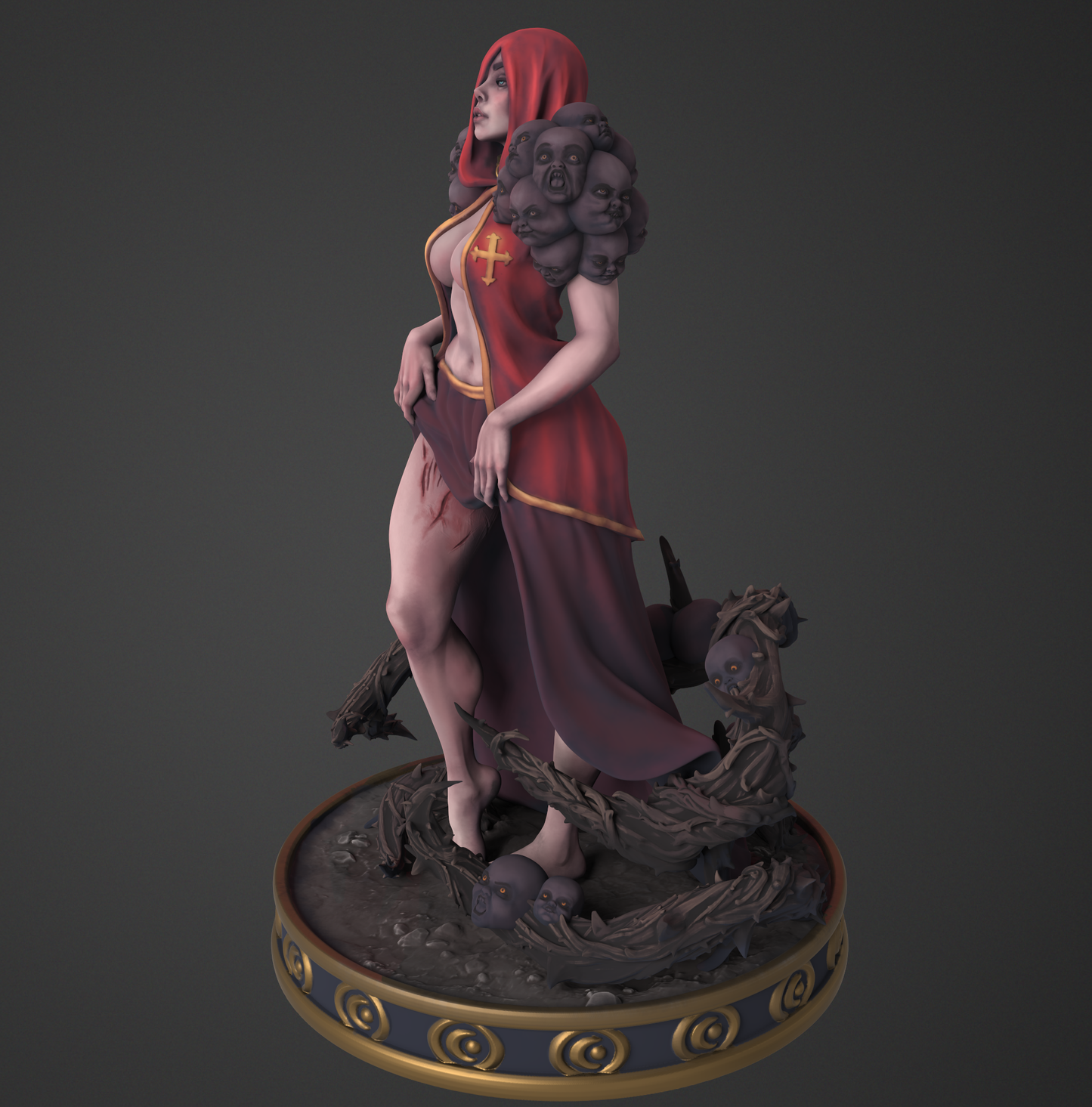 0314 Witches of the Demonic Thorn Full set - STL 3D Print Files