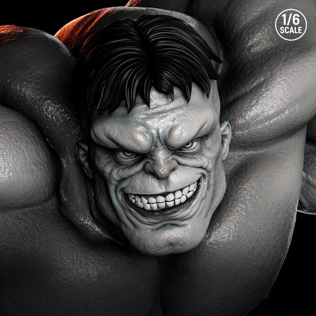 0327 Grey Hulk - STL 3D Print Files
