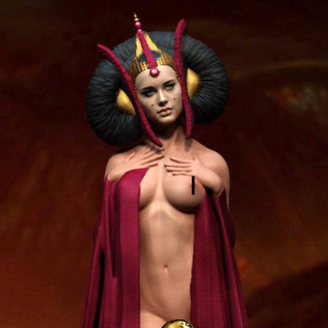 0172 Padmé Amidala NSFW - Star Wars (2934) - STL 3D Print Files