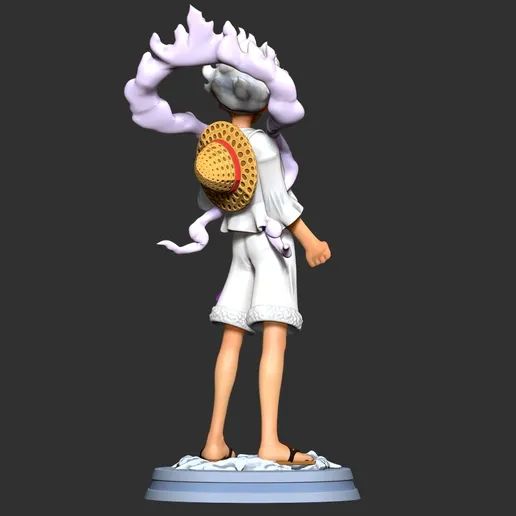 0236 Luffy Gear 5 (OP) - STL 3D Print Files