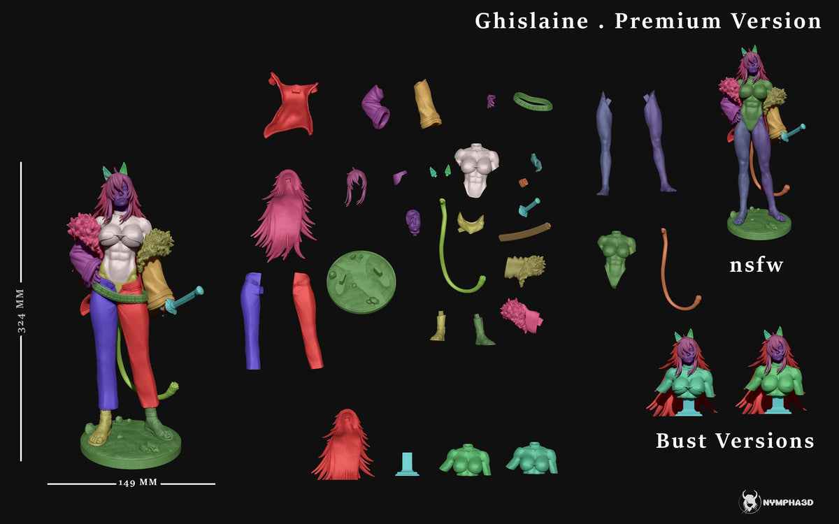 2018 Ghislaine Dedoldia_Mushoku Tensei NSFW - STL 3D Print Files