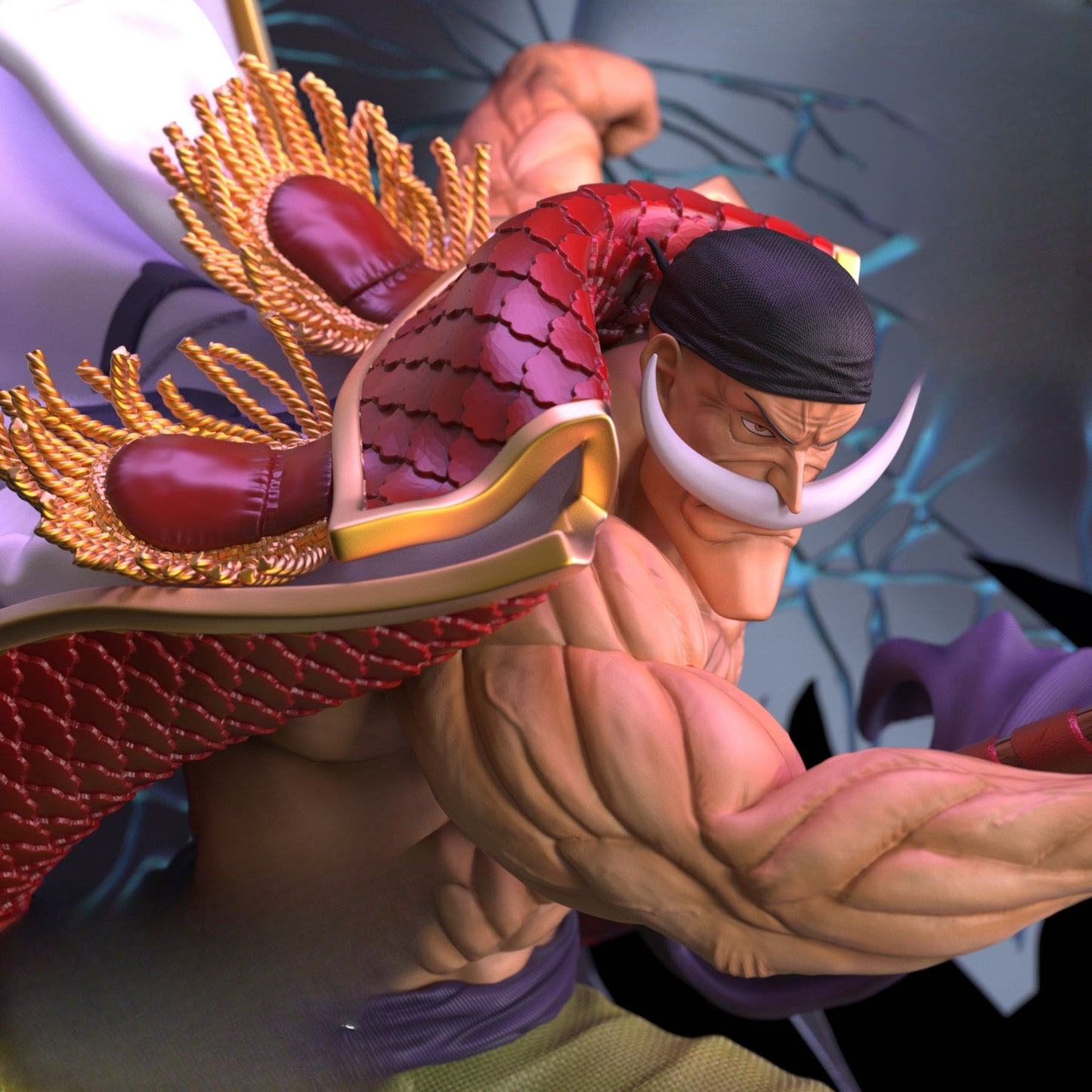 0373 Whitebeard_One Piece - STL 3D Print Files