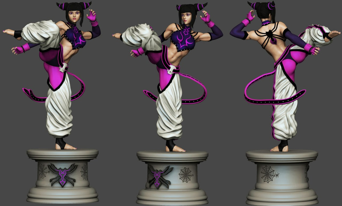 2141 Juri Han_Street Fighter - STL 3D Print Files