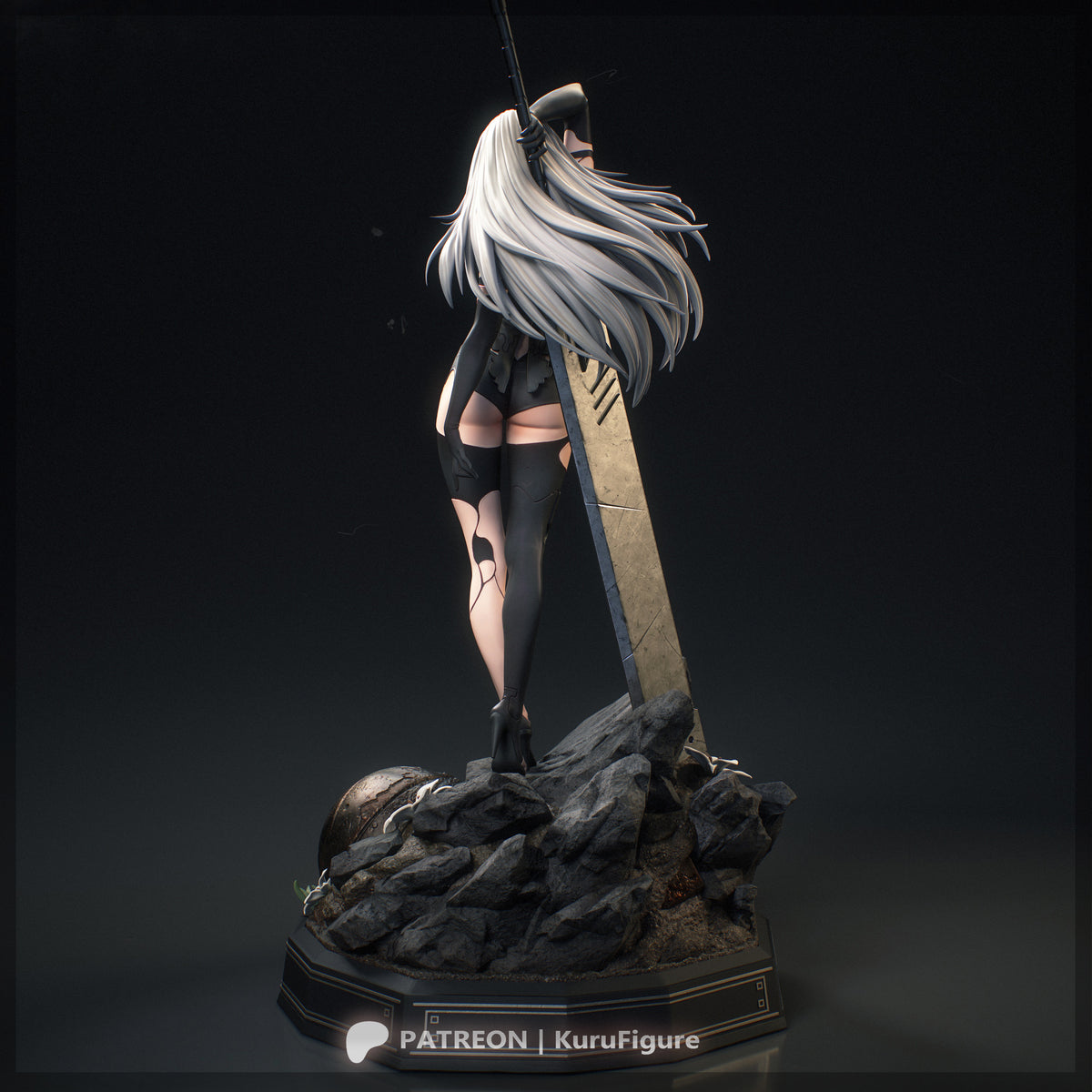 2123 A2_NieR Automata - STL 3D Print Files