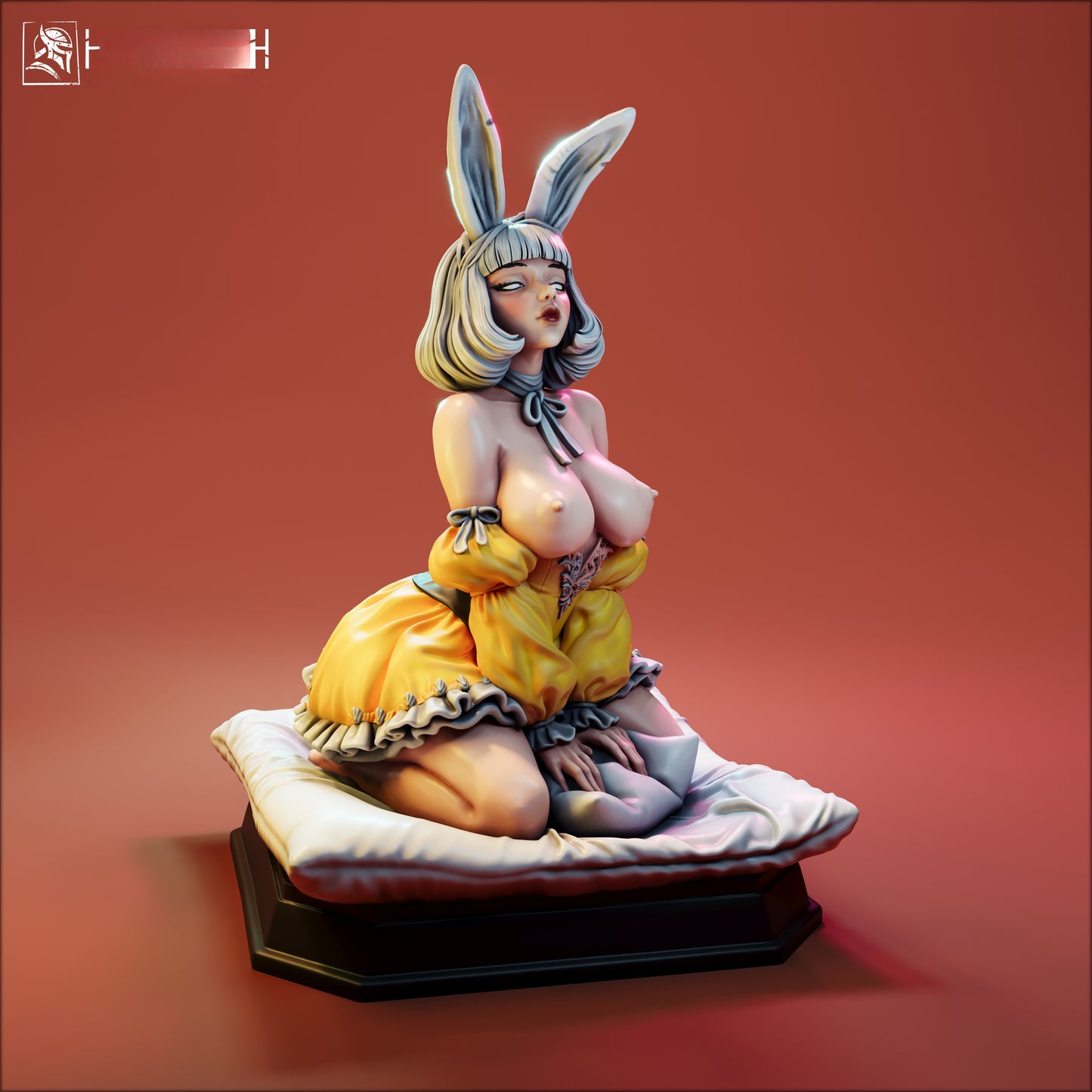1710 Miko Bunny_Miniature NSFW - STL 3D Print Files