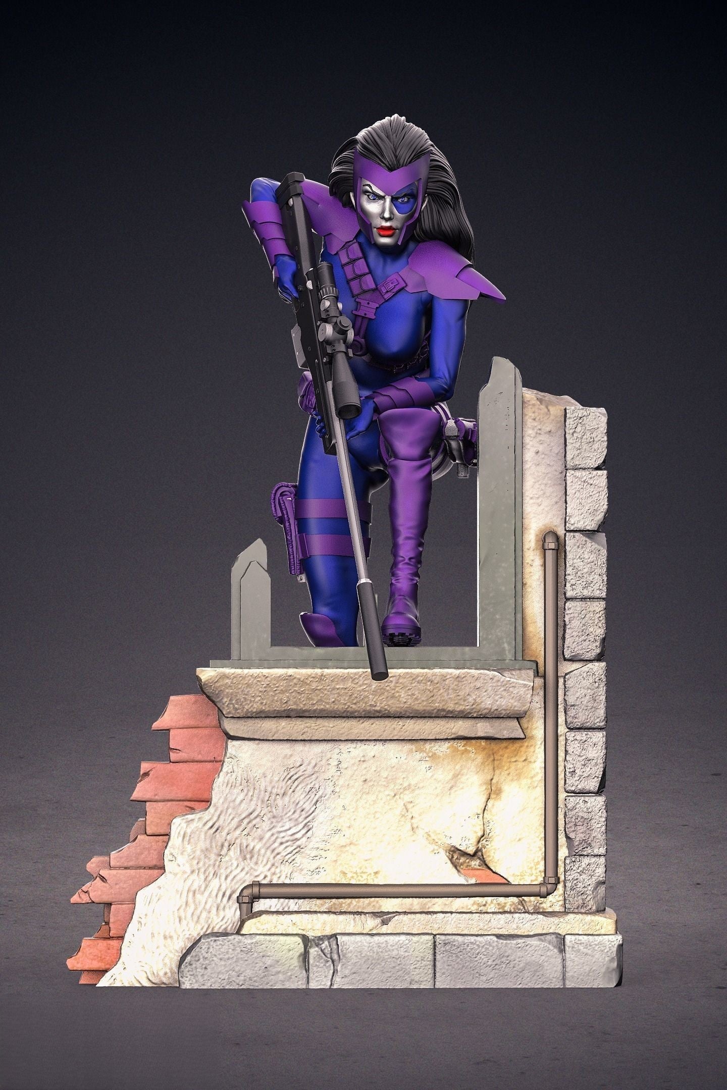 0117 Domino - Marvel Comics (1538) - STL 3D Print Files