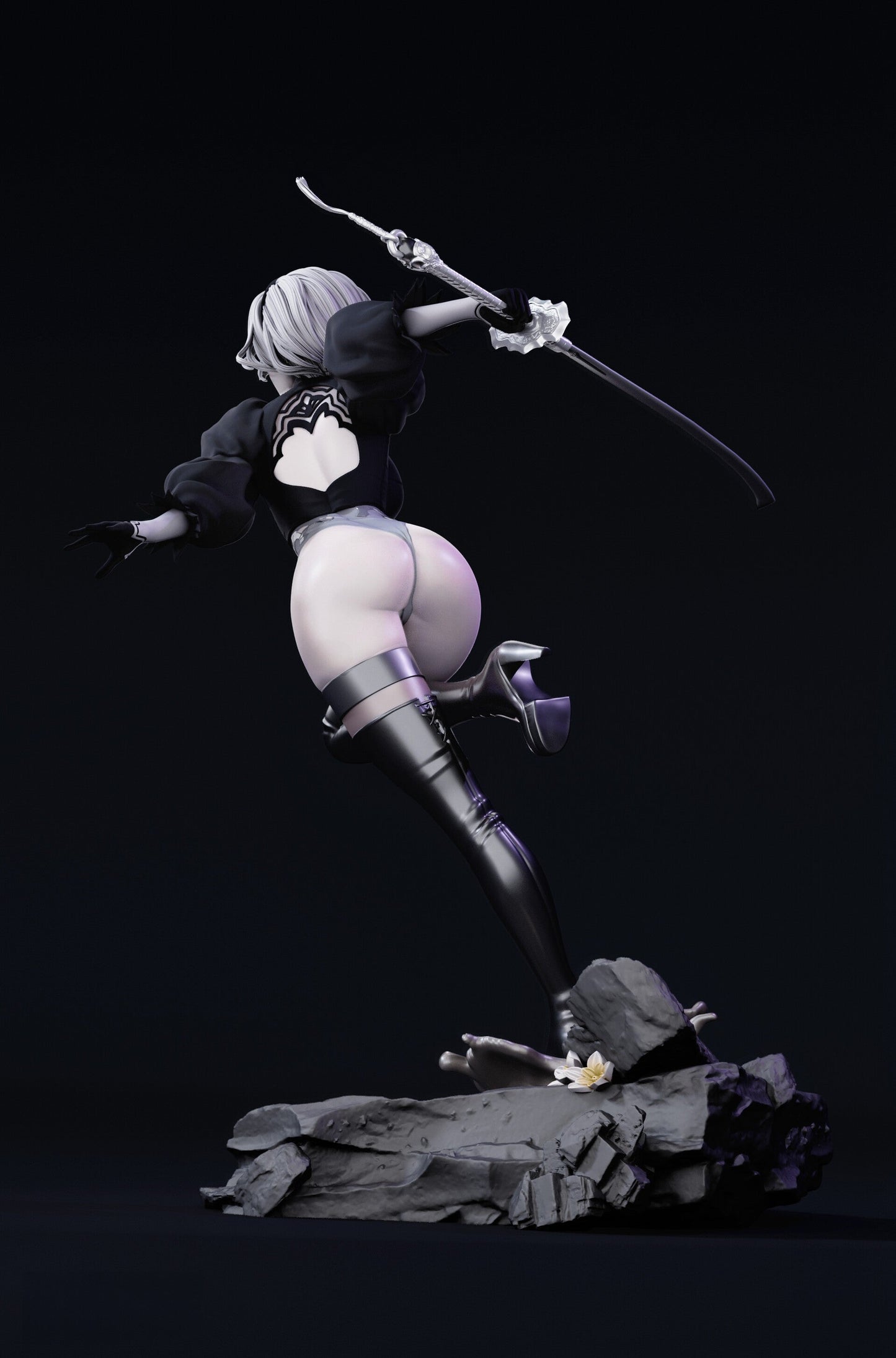 0979 2B - Nier Automata (1667) - STL 3D Print Files