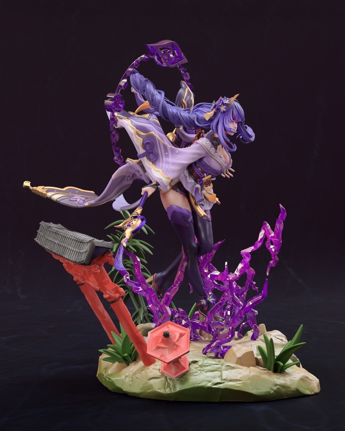 0185 Raiden Shogun - Genshin Impact (1212) - STL 3D Print Files