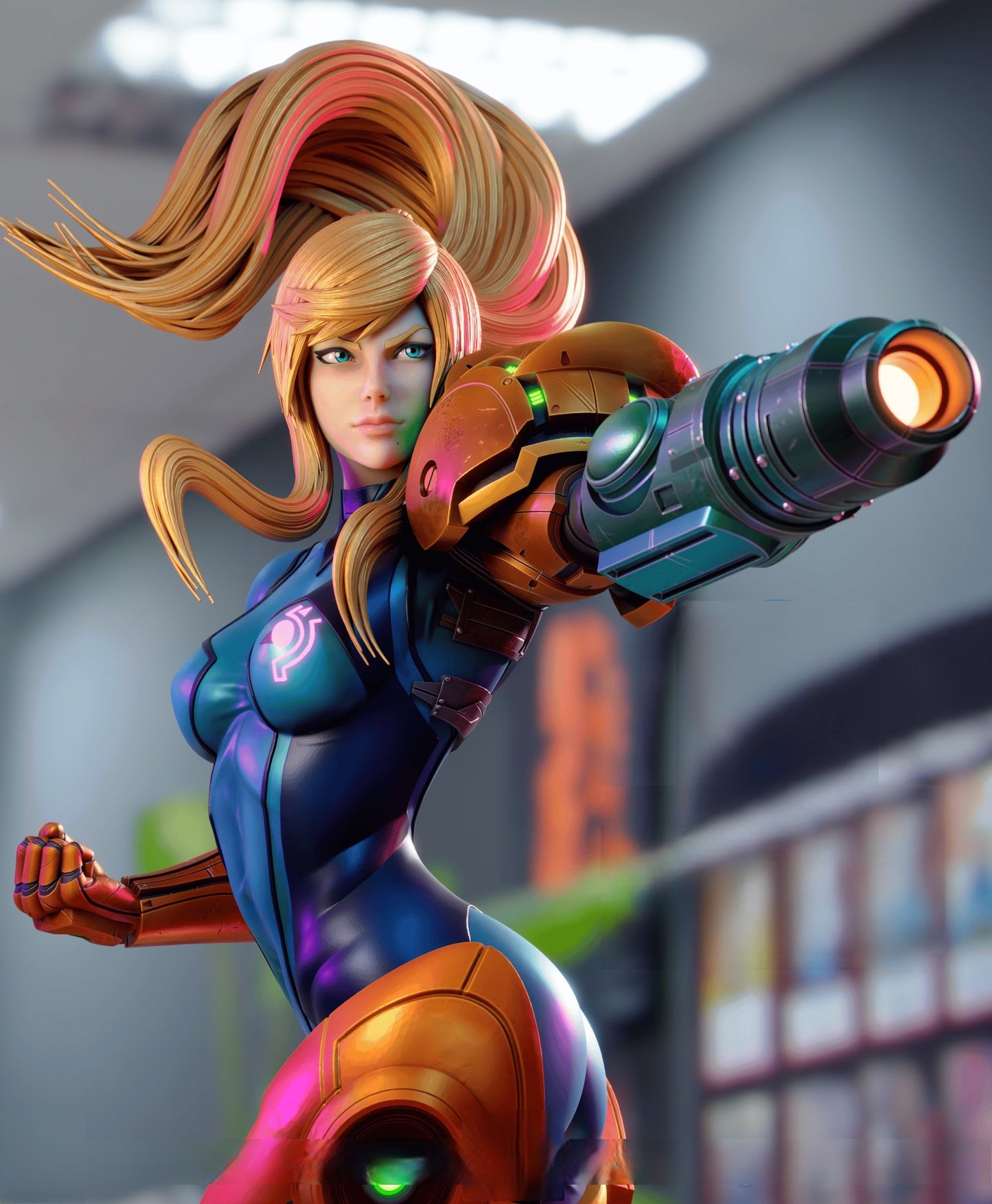 0495 Samus Aran NSFW - Metroid (1707) - STL 3D Print Files