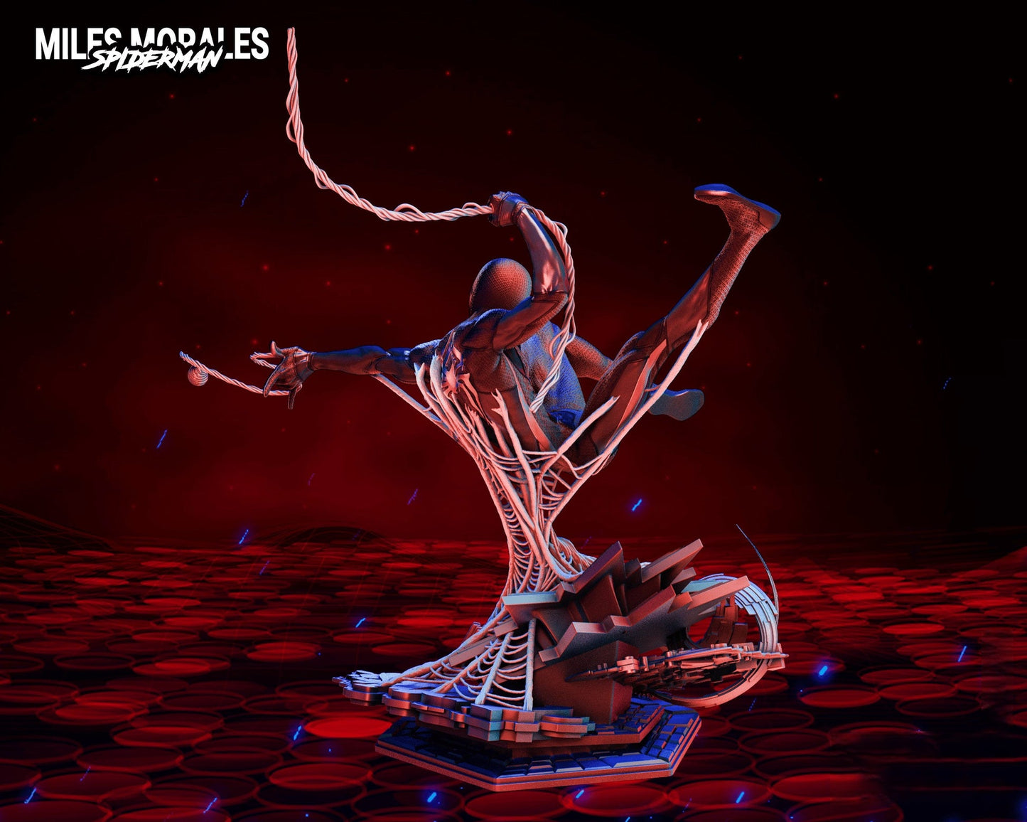 0122 Miles Morales - Spider-Man (1490) - STL 3D Print Files