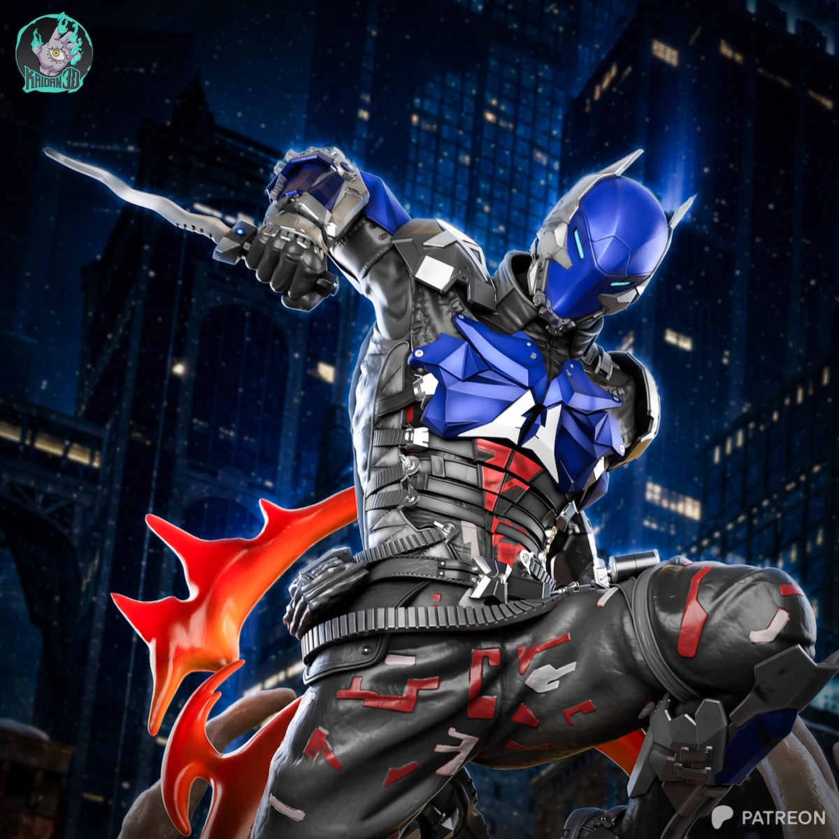 1995 Batman_Arkham Knight - STL 3D Print Files