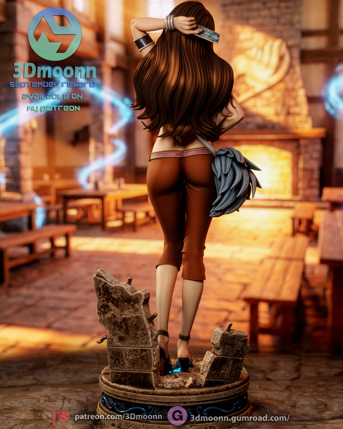 2122 Cana Alberona_Fairy Tail NSFW - STL 3D Print Files