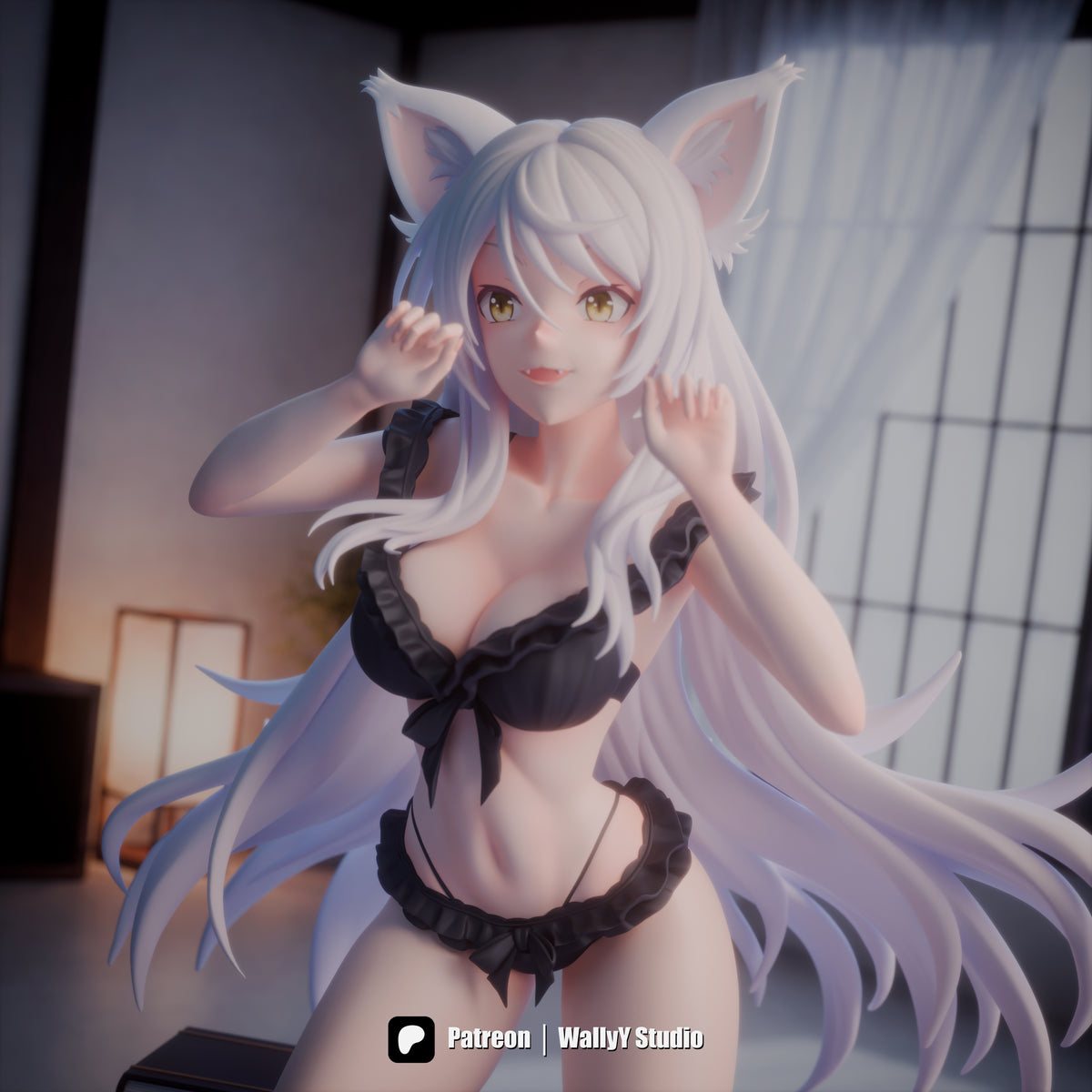 1992 Black Hanekawa_Monogatari - STL 3D Print Files