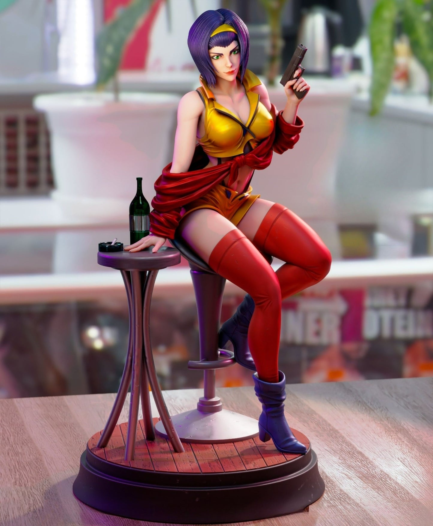 0927 Faye Valentine NSFW - Cowboy Bebop (2903) - STL 3D Print Files