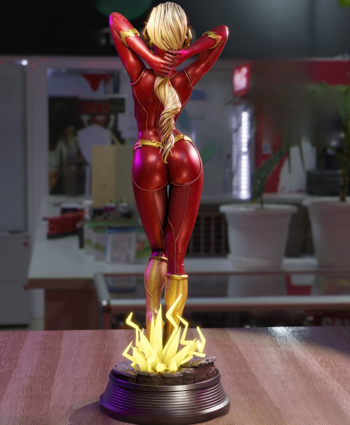 1089 Lady Flash NSFW - DC COMICS (4215) - STL 3D Print Files