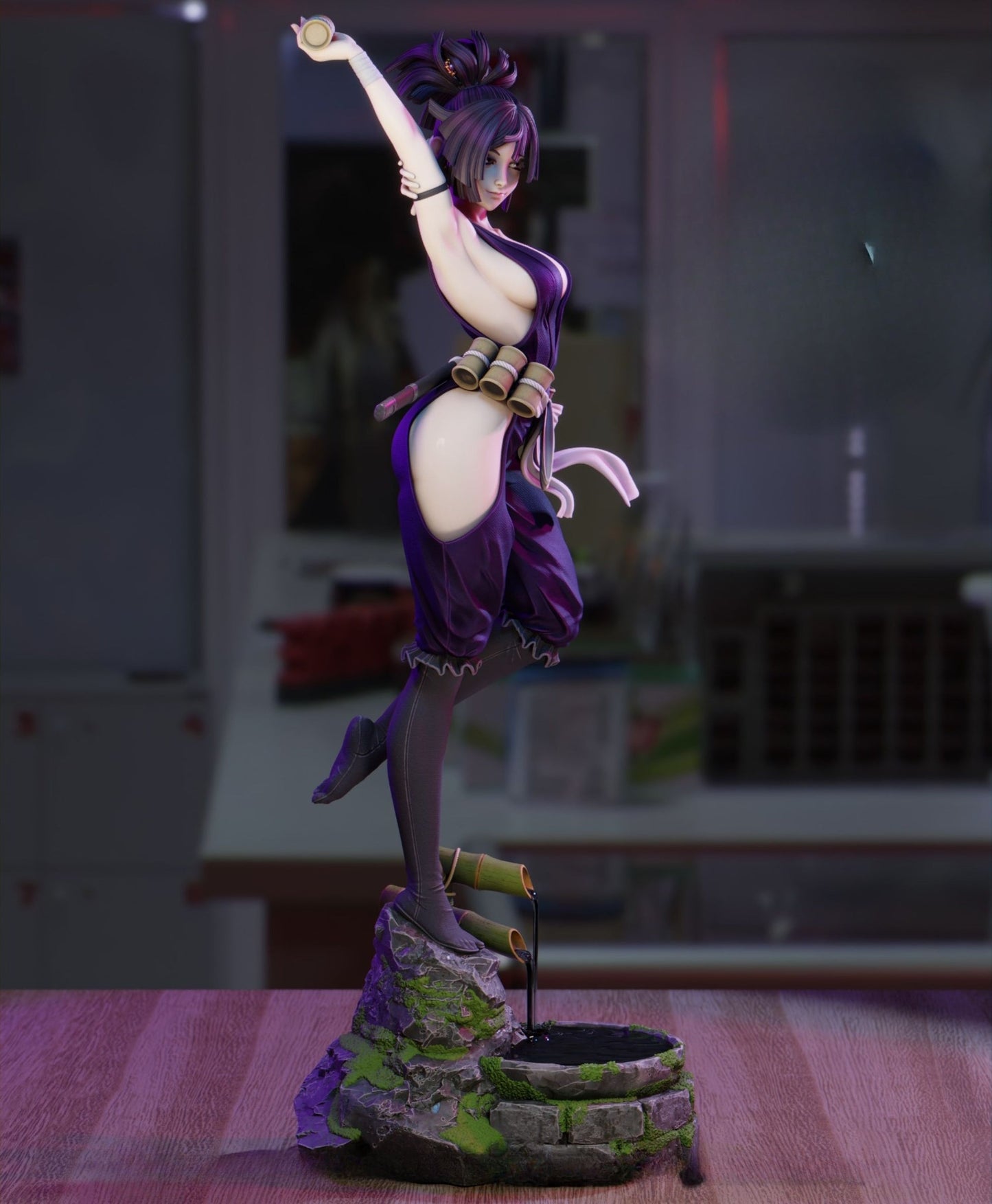 1084 Yuzuriha NSFW - Hell's Paradise (4253) - STL 3D Print Files