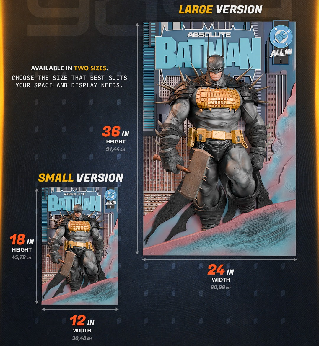 1423 Absolute Batman Poster - STL 3D Print Files