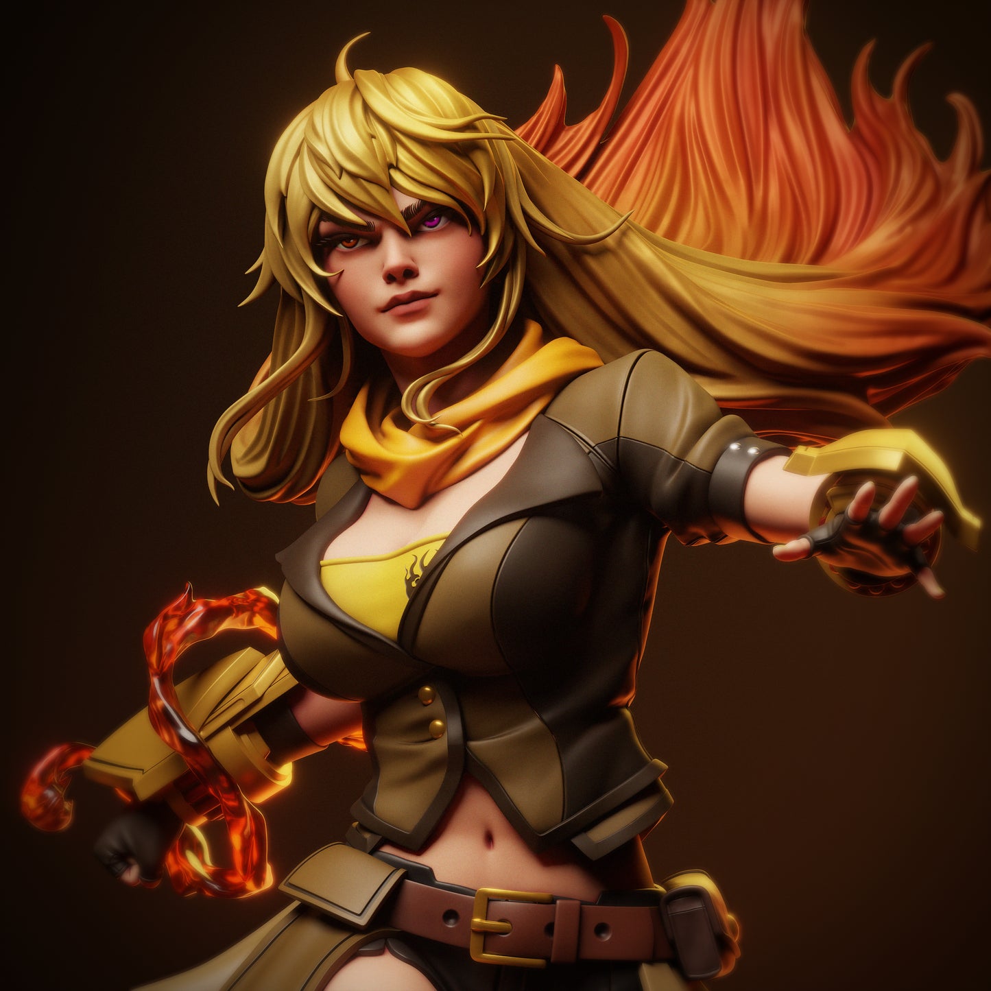 1442 Yang Xiao Long_RWBY - STL 3D Print Files
