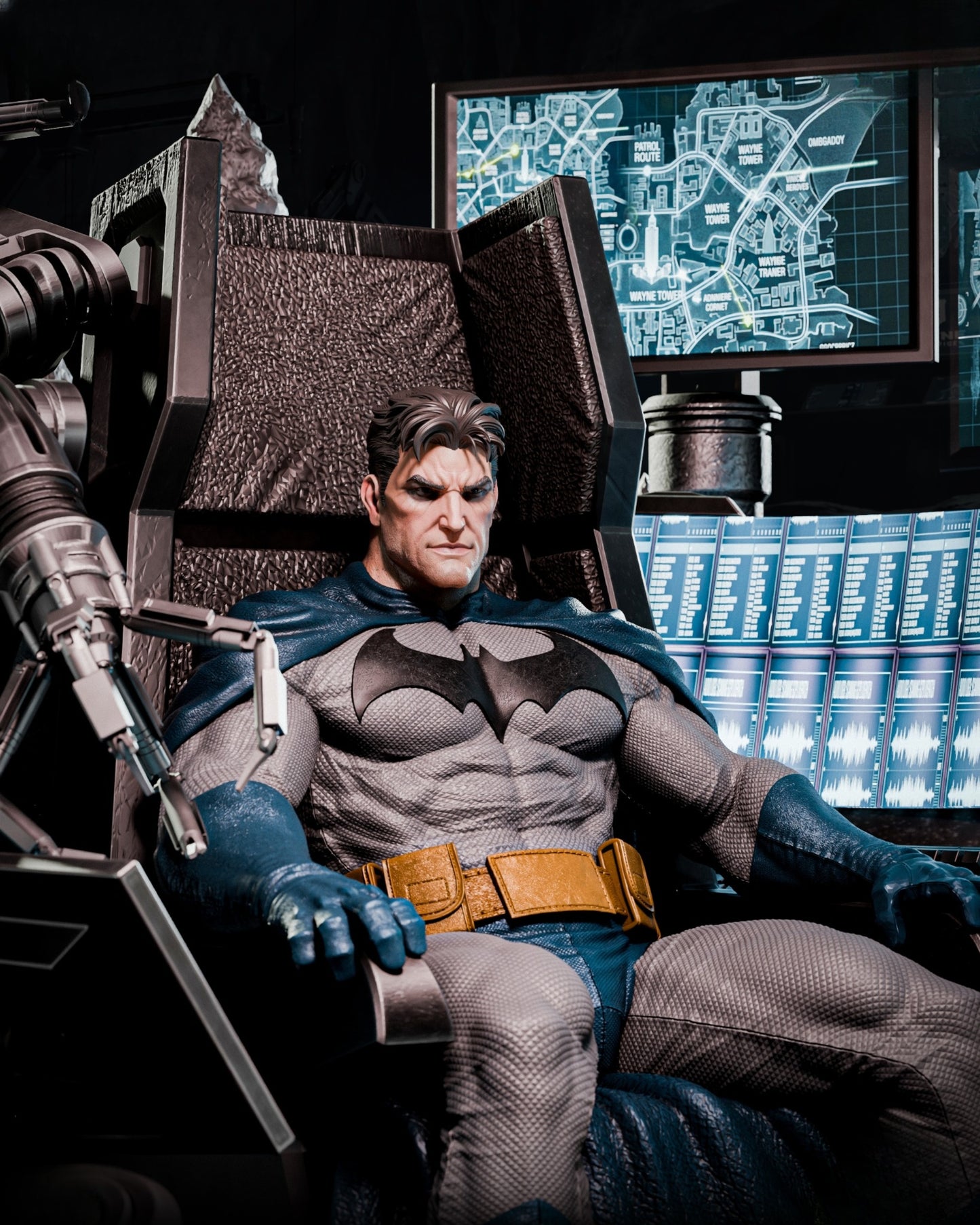 1476 BatmanThrone - STL 3D Print Files