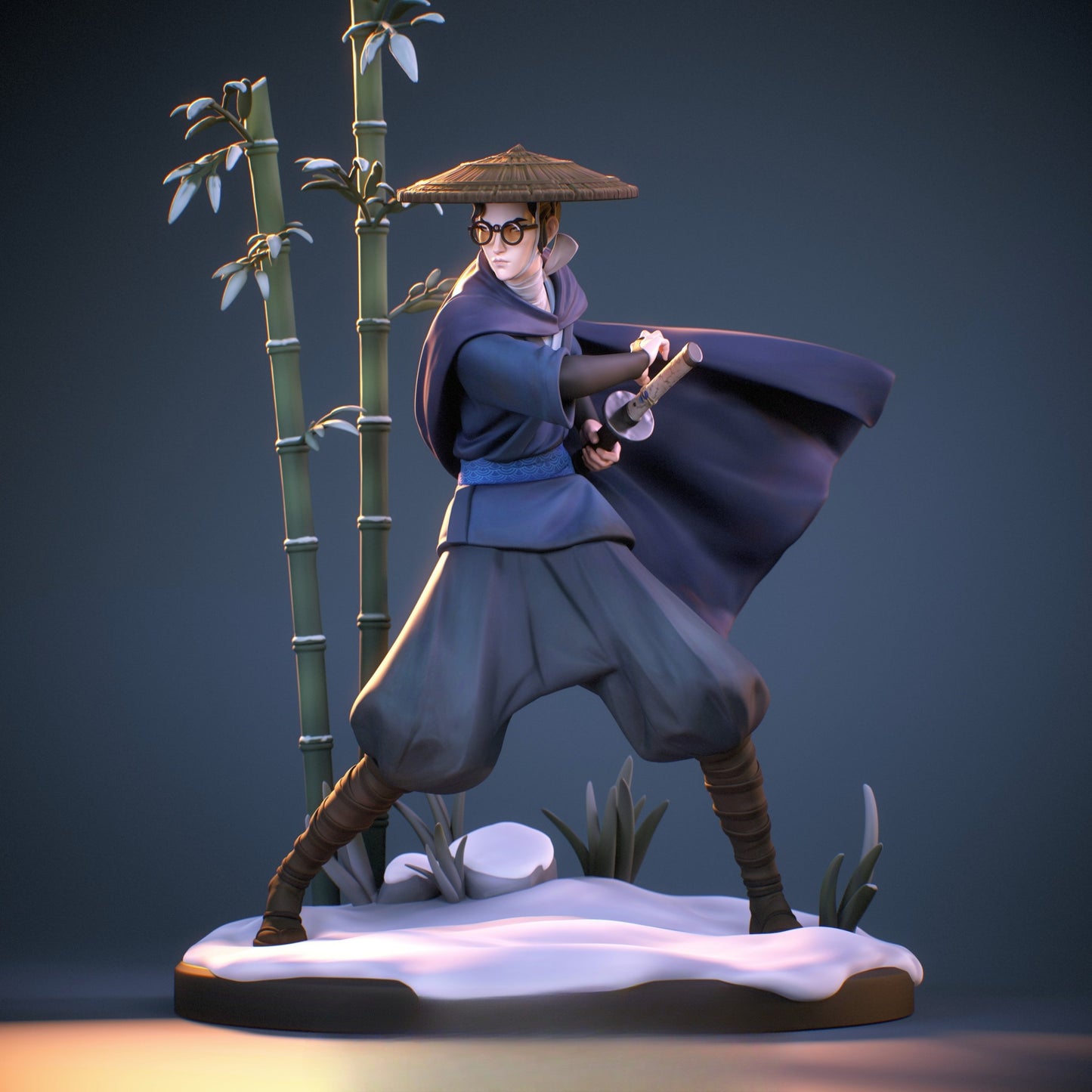 1512 Mizu_Blue Eye Samurai - STL 3D Print Files